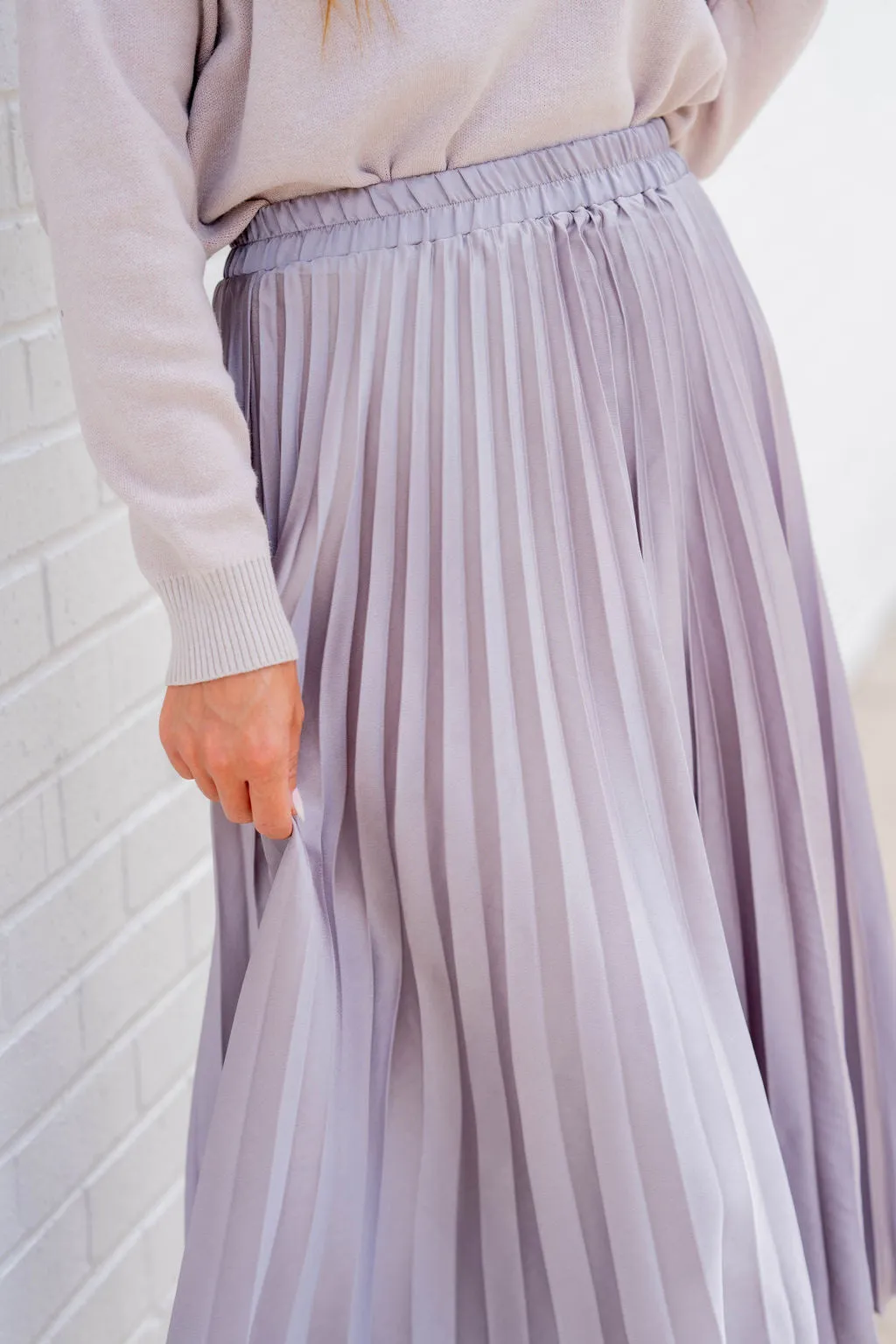 Classic Accordion Midi Skirt