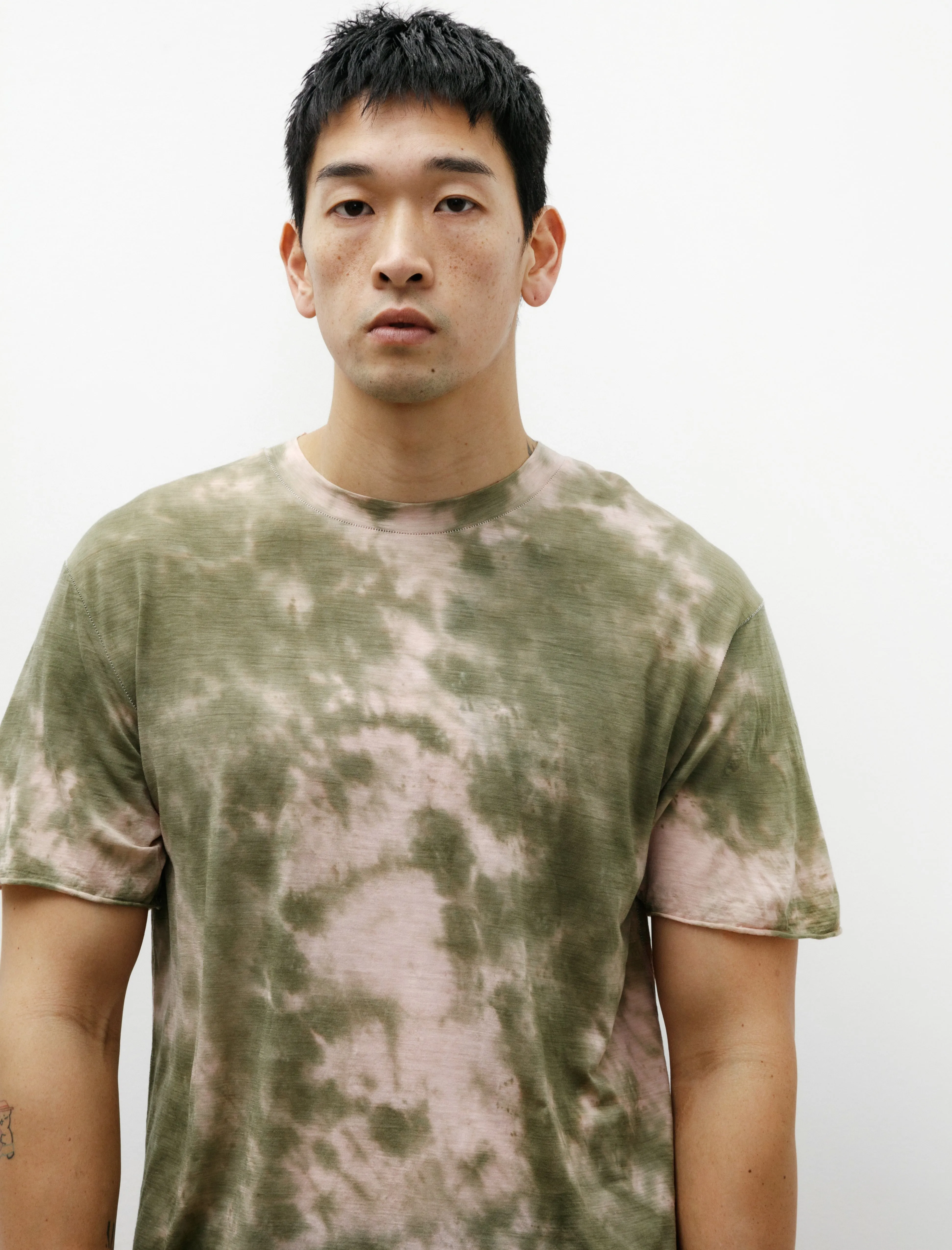 Cloud Merino T-shirt Aloha Tie-Dye