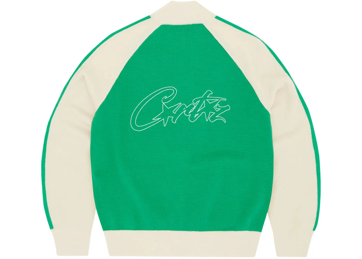 Corteiz Knit V2 Zip-Up 'Green Cream'