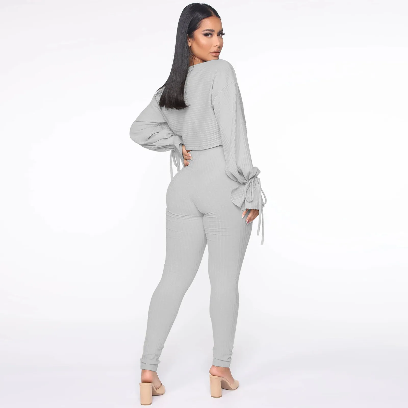 Cropped Chandals Mujer Pant Sets