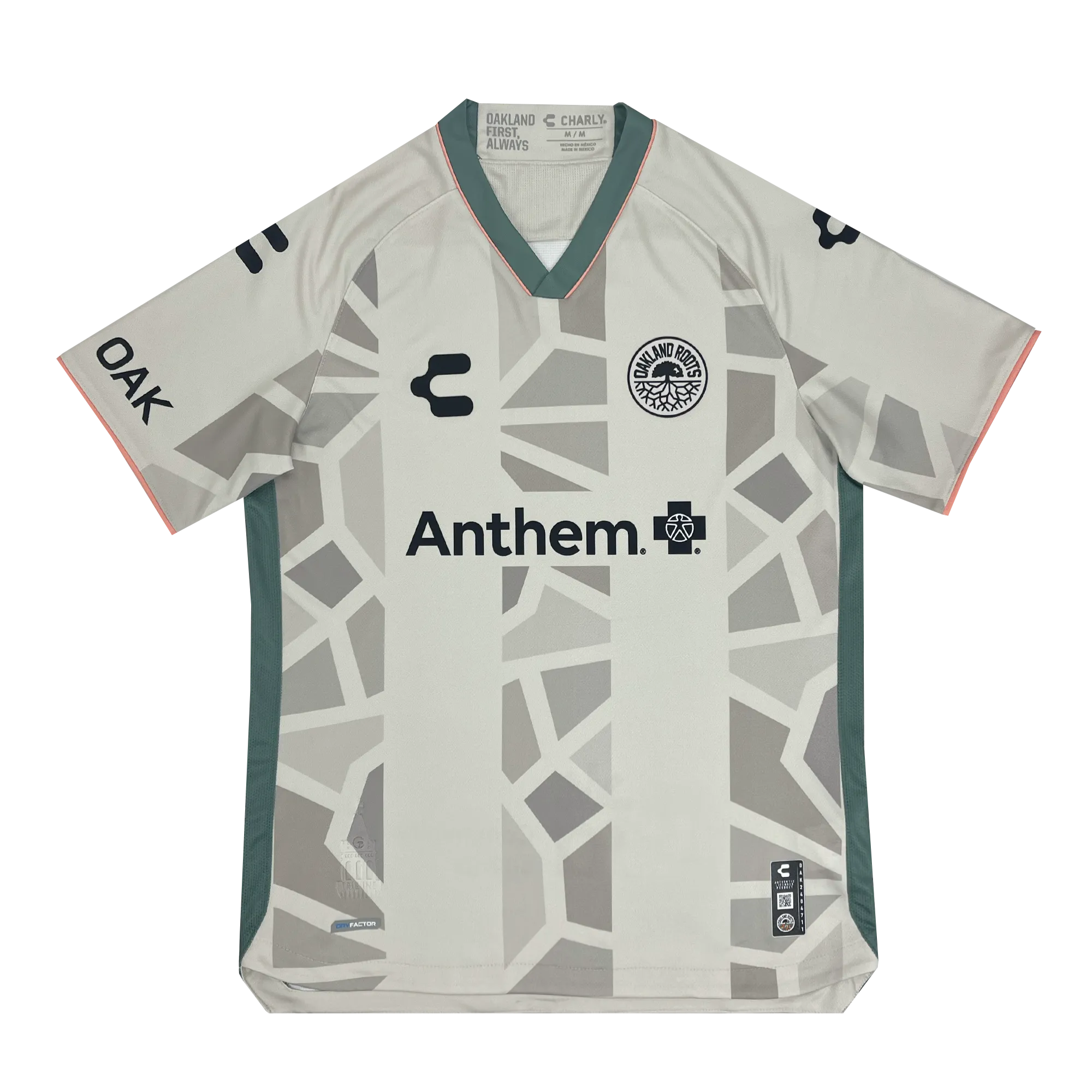 Custom Unisex Oakland Roots SC Second Kit ft. Anthem Blue Cross