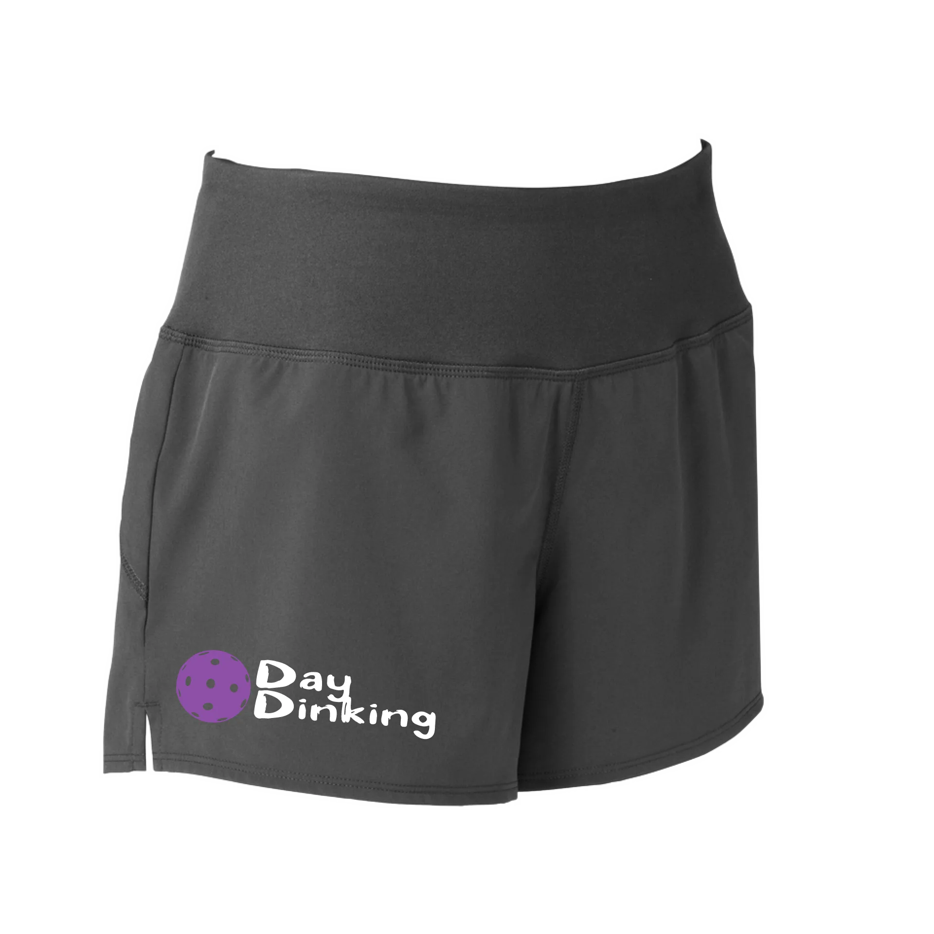 Day Dinking (Pickleball Colors Purple Rainbow White Yellow Red) | Women's Pickleball Shorts