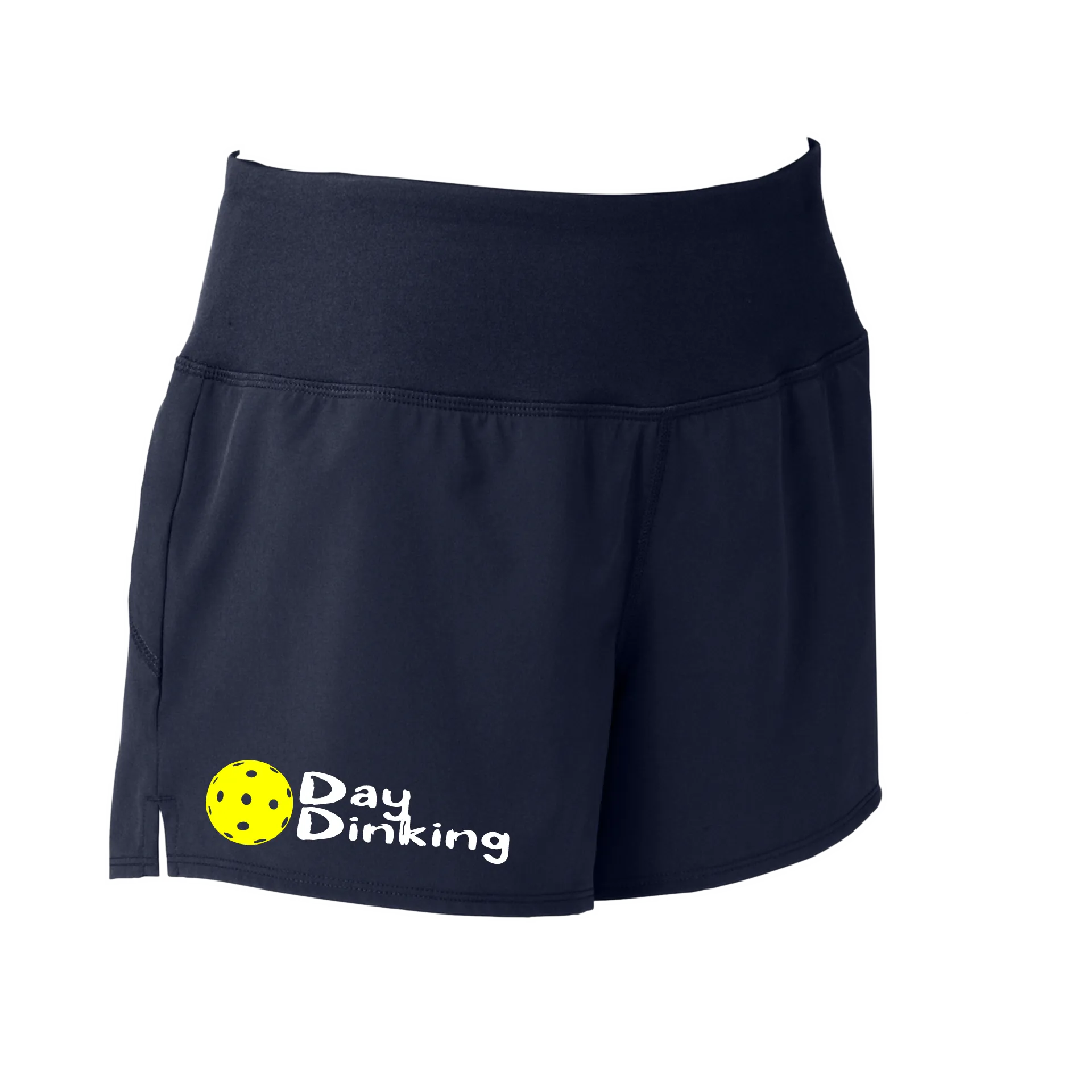 Day Dinking (Pickleball Colors Purple Rainbow White Yellow Red) | Women's Pickleball Shorts