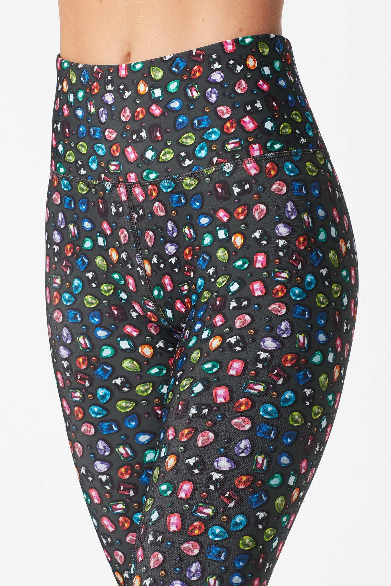 DuoKnit Leggings in Black Gems