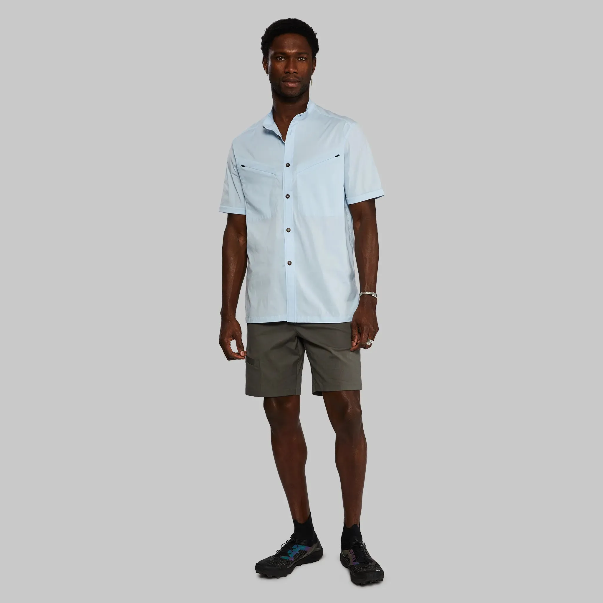 Equator Shirt. Short Sleeve Light Blue edition