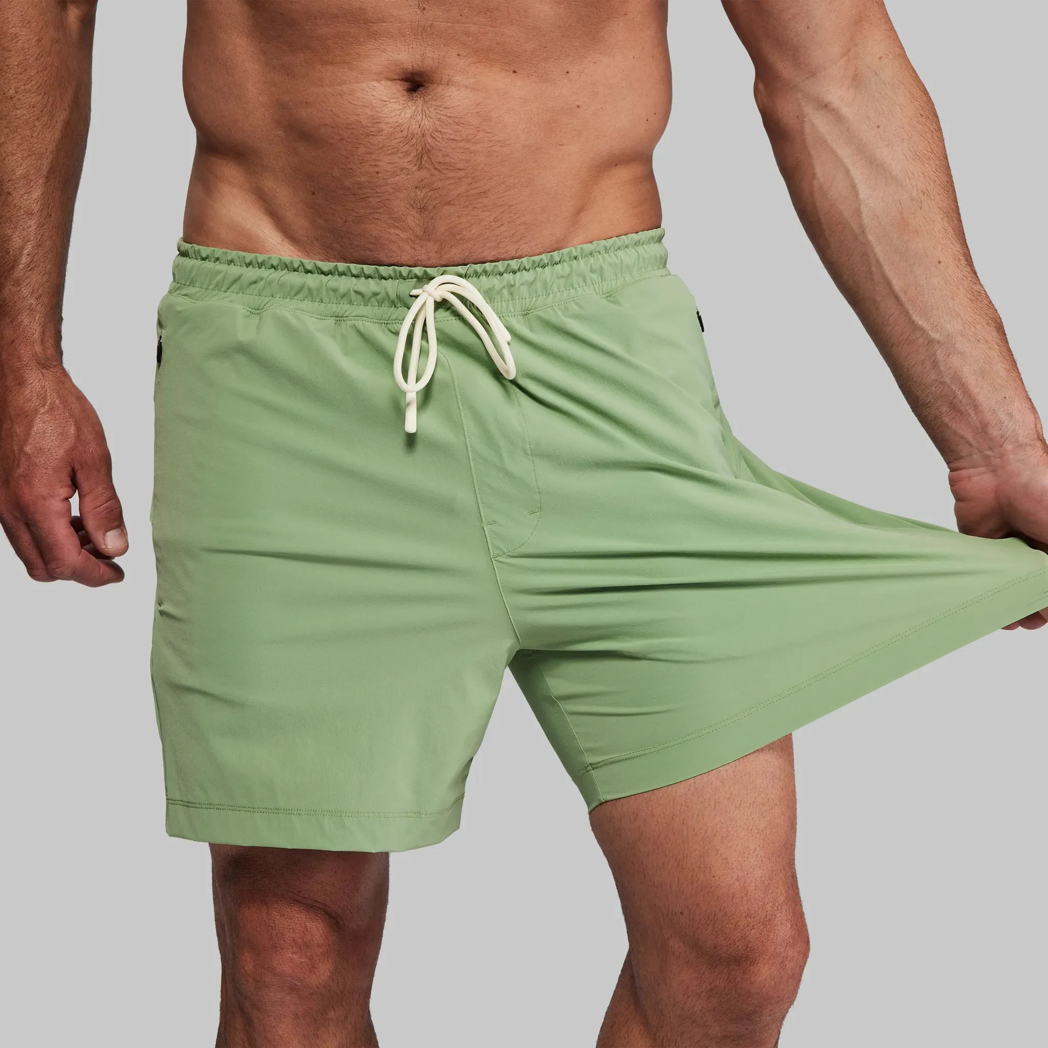 Equator Swim Shorts. Sage Green edition