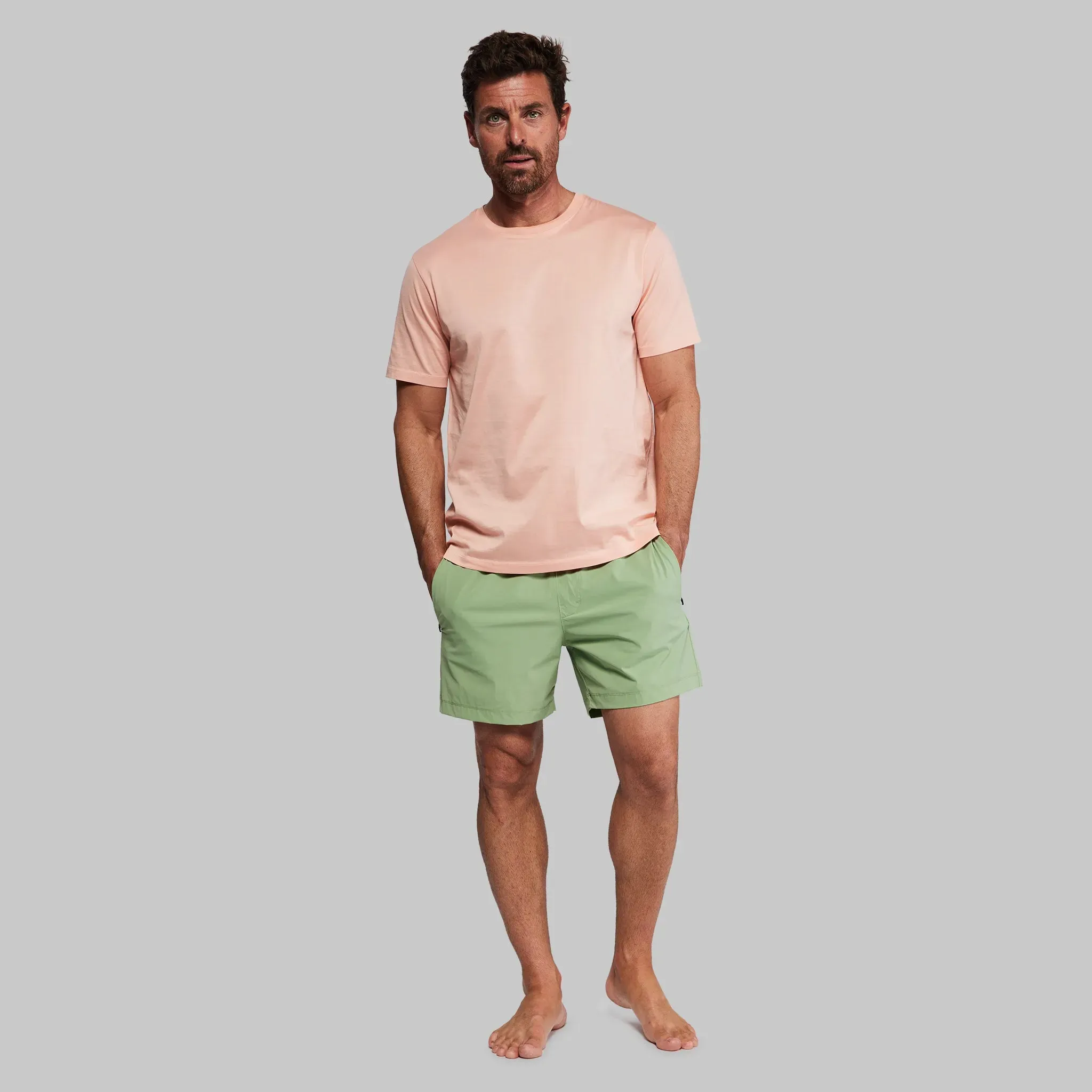 Equator Swim Shorts. Sage Green edition