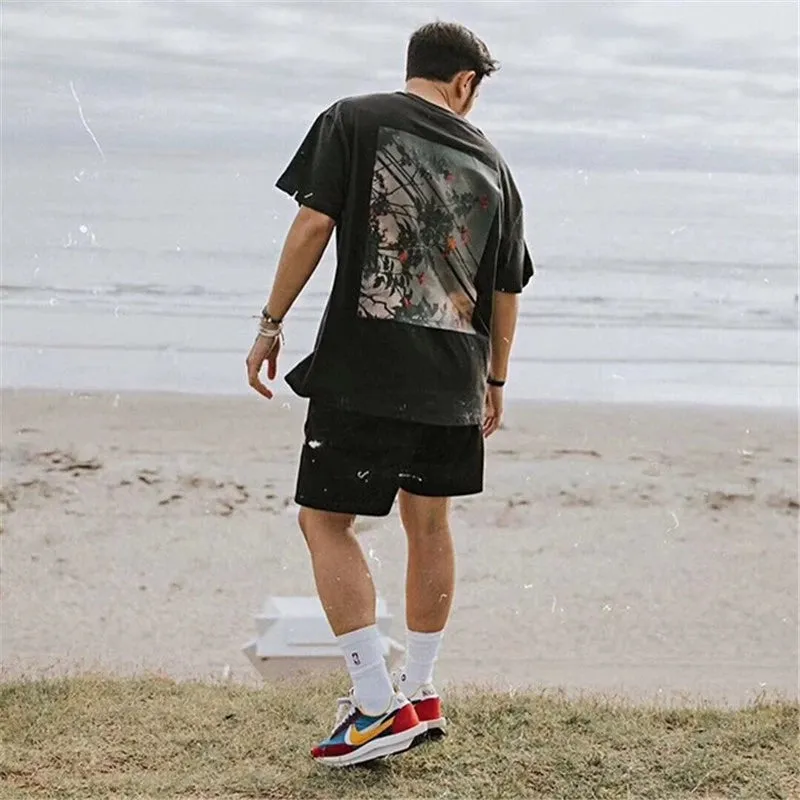 FEAR OF GOD ESSENTIALS FOG FLORAL TEE T-SHIRT