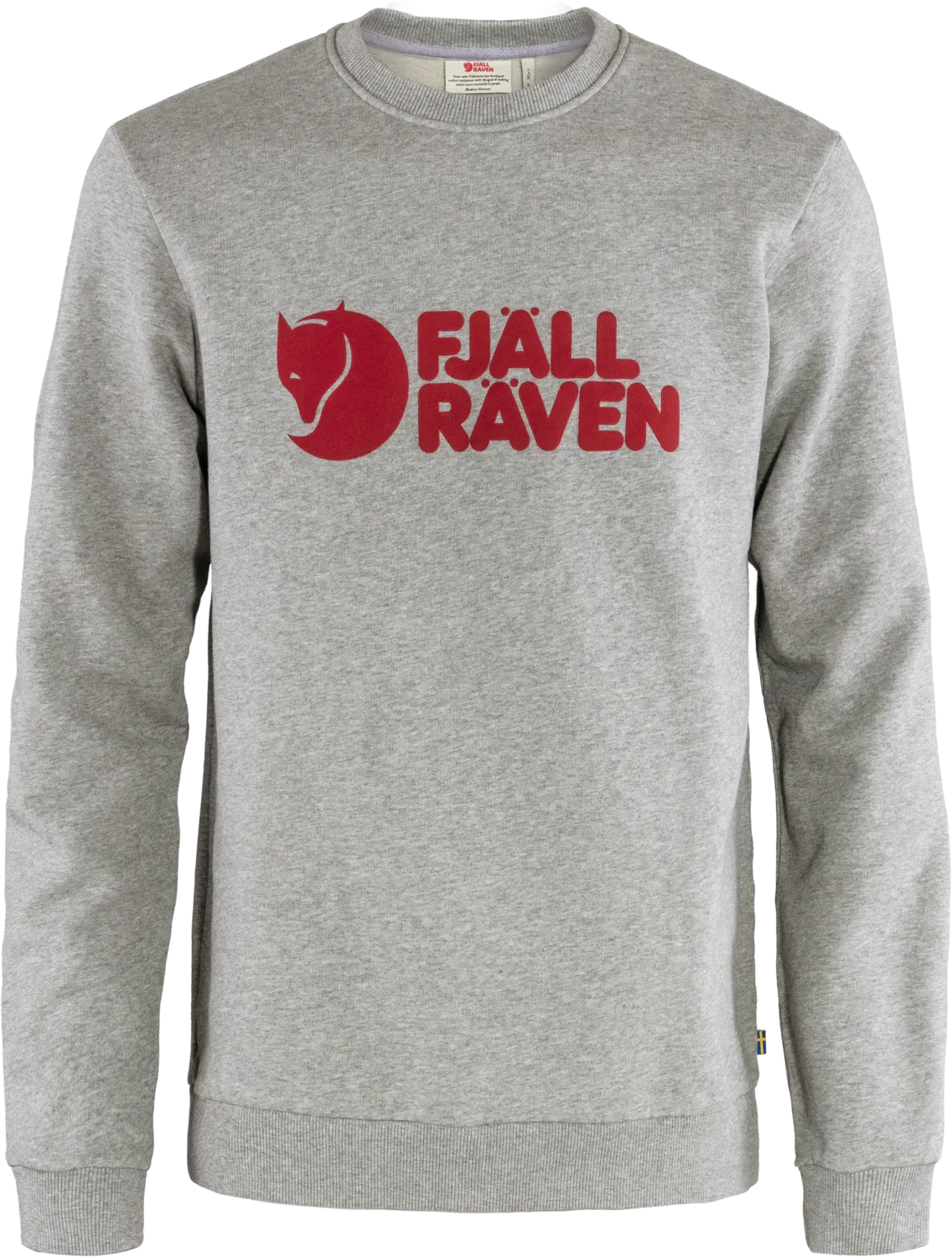 Fjallraven Logo Sweater - Grey Melange