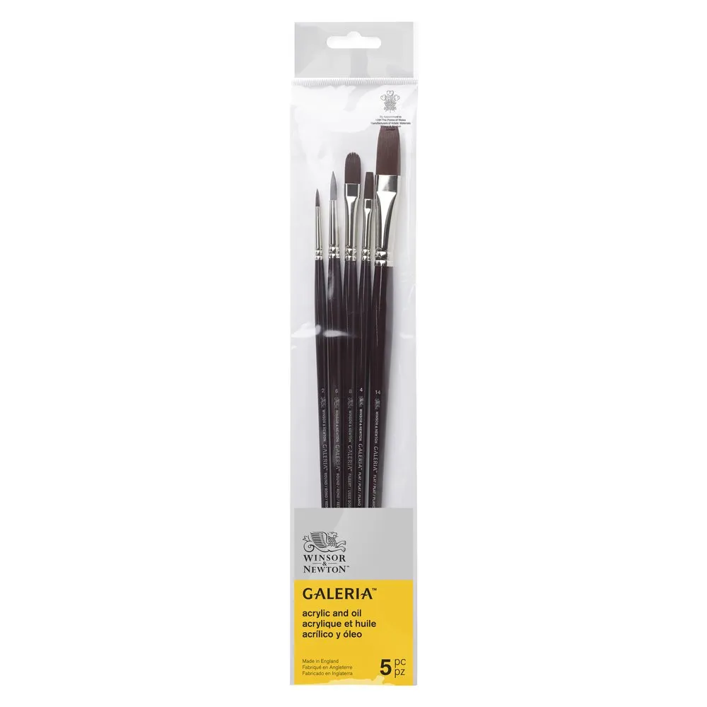 Galeria Brush Long Handle Pack of 5