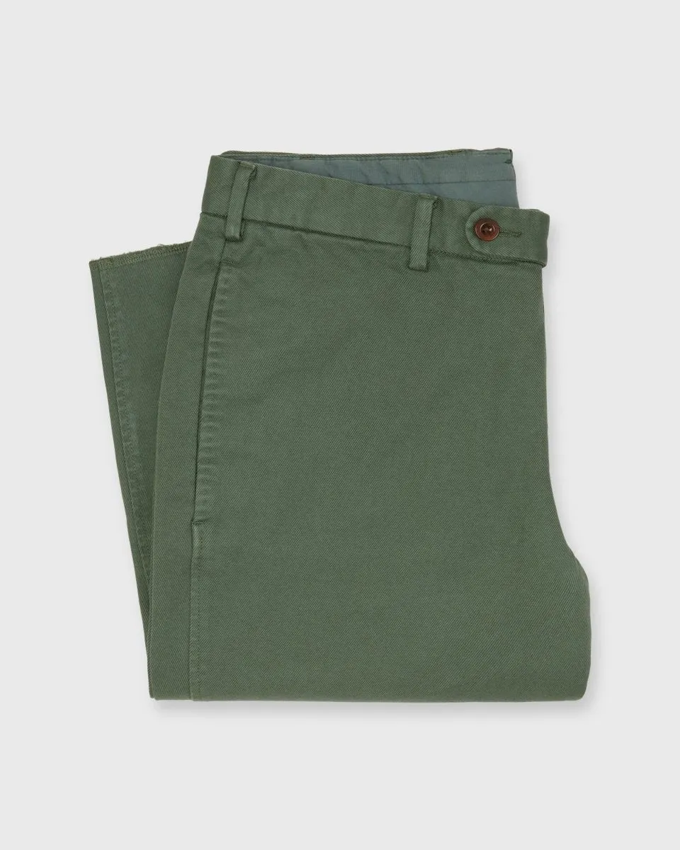 Garment-Dyed Sport Trouser in Fir High Ridge Twill