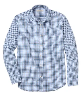 Gingham Check Long Sleeve Sport Shirt