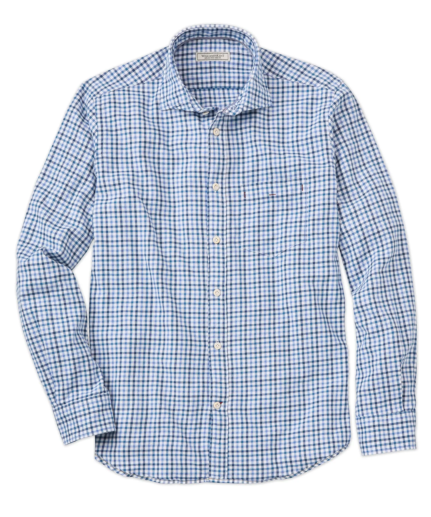 Gingham Check Long Sleeve Sport Shirt