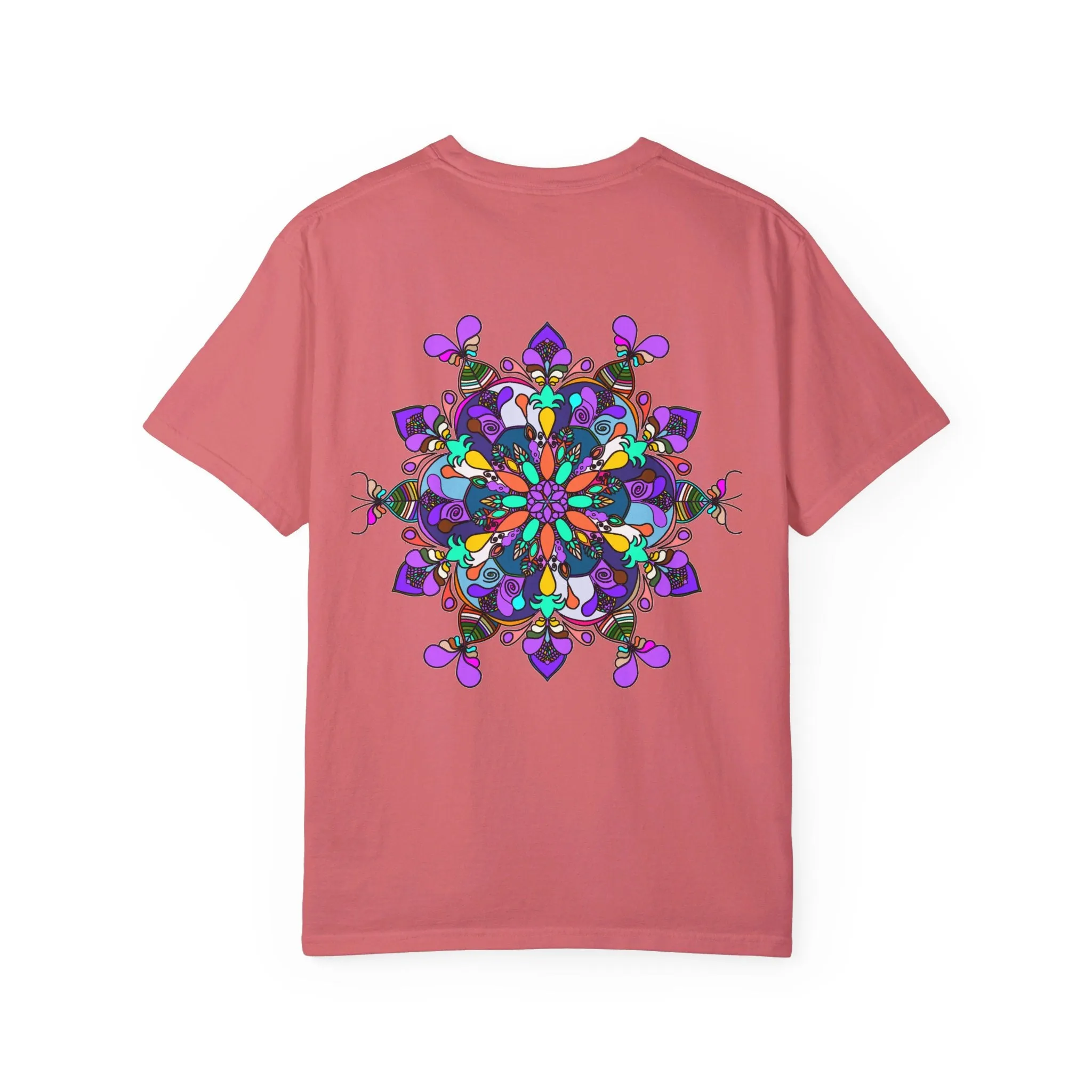 Hand-Drawn Mandala T-Shirt - 100% Ring-Spun Cotton