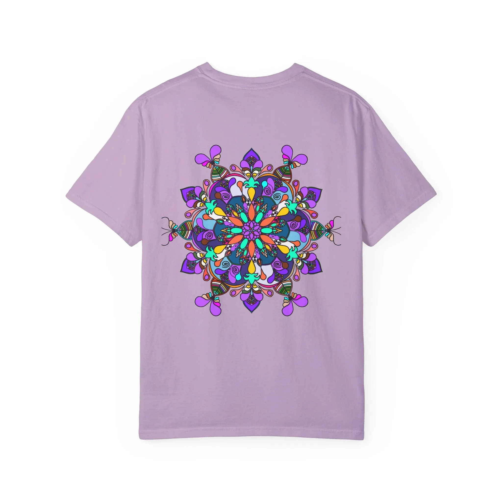 Hand-Drawn Mandala T-Shirt - 100% Ring-Spun Cotton