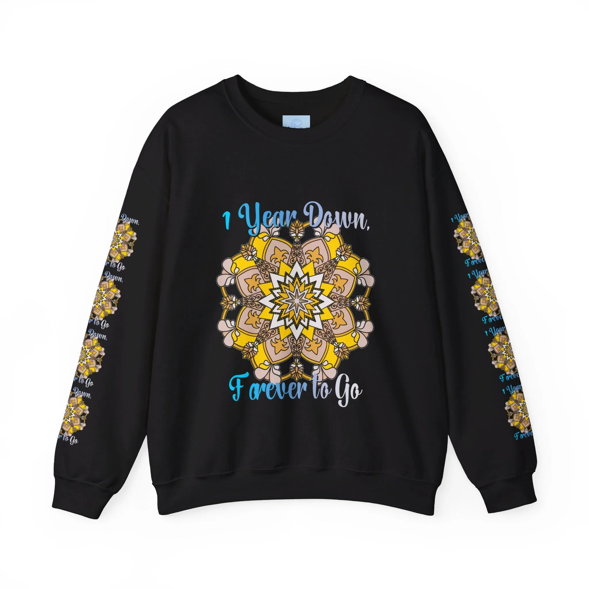 Handmade Mandala Design Sweatshirt for 1st Anniversary