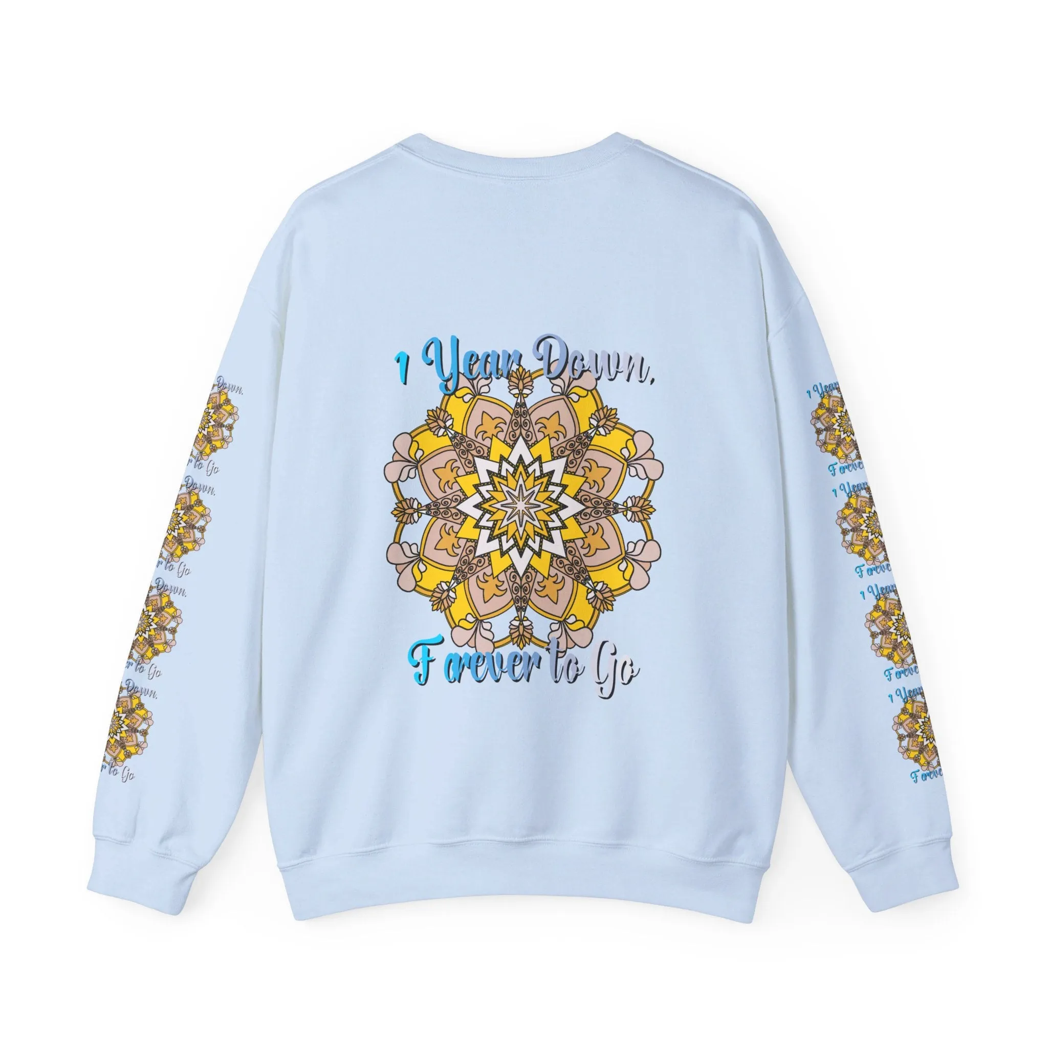 Handmade Mandala Design Sweatshirt for 1st Anniversary