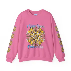 Handmade Mandala Design Sweatshirt for 1st Anniversary