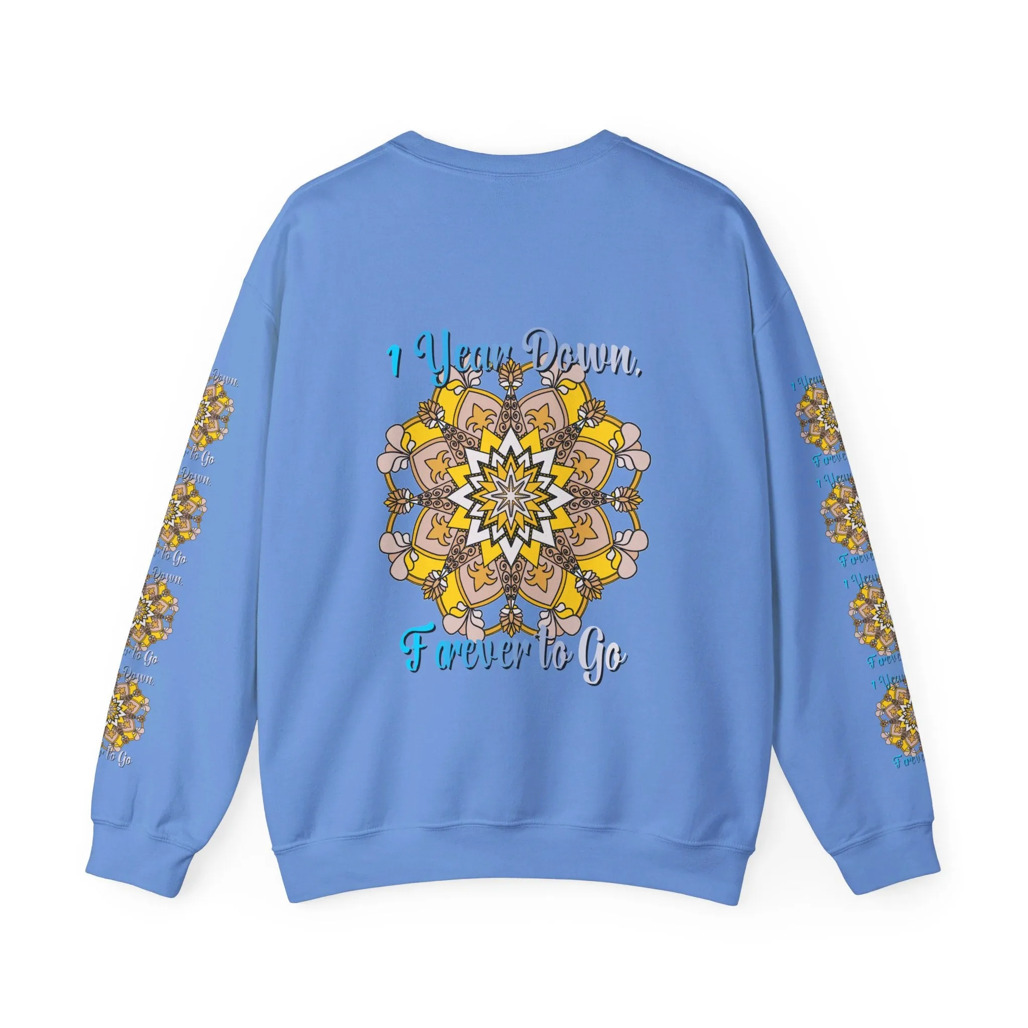 Handmade Mandala Design Sweatshirt for 1st Anniversary