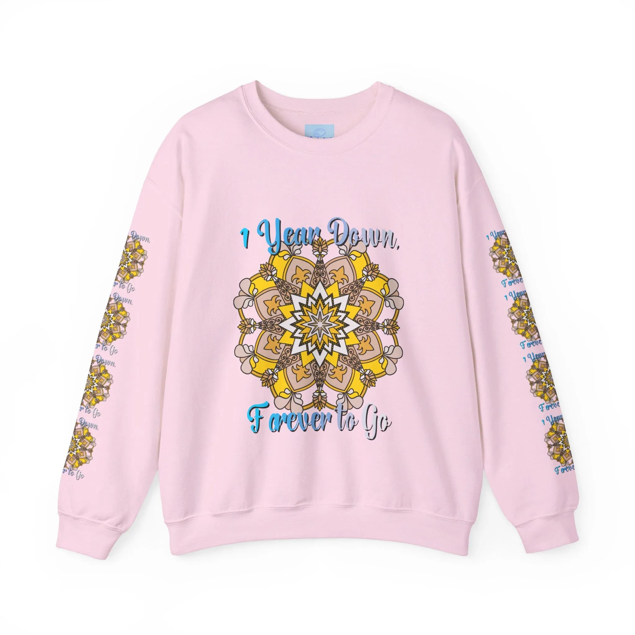 Handmade Mandala Design Sweatshirt for 1st Anniversary