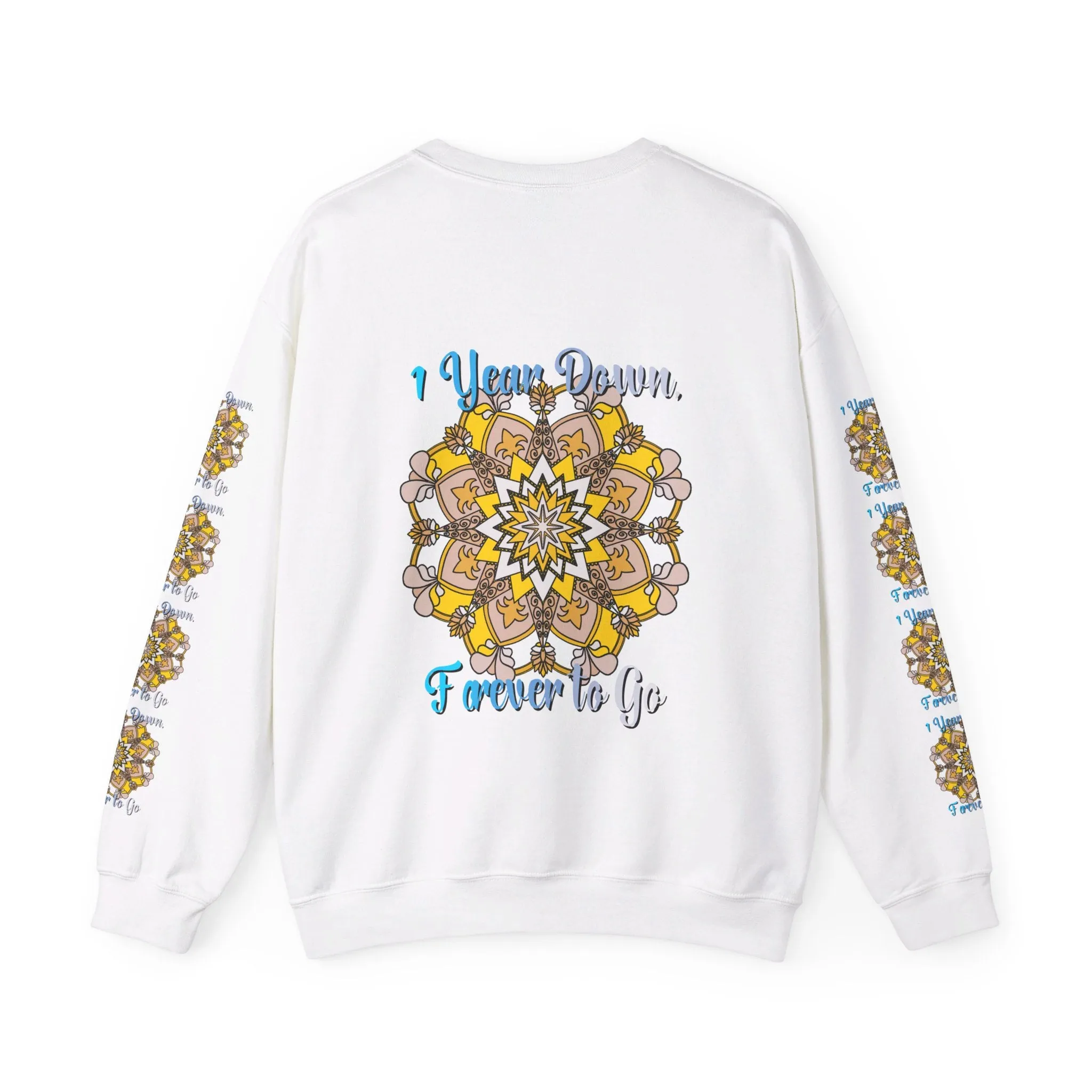 Handmade Mandala Design Sweatshirt for 1st Anniversary