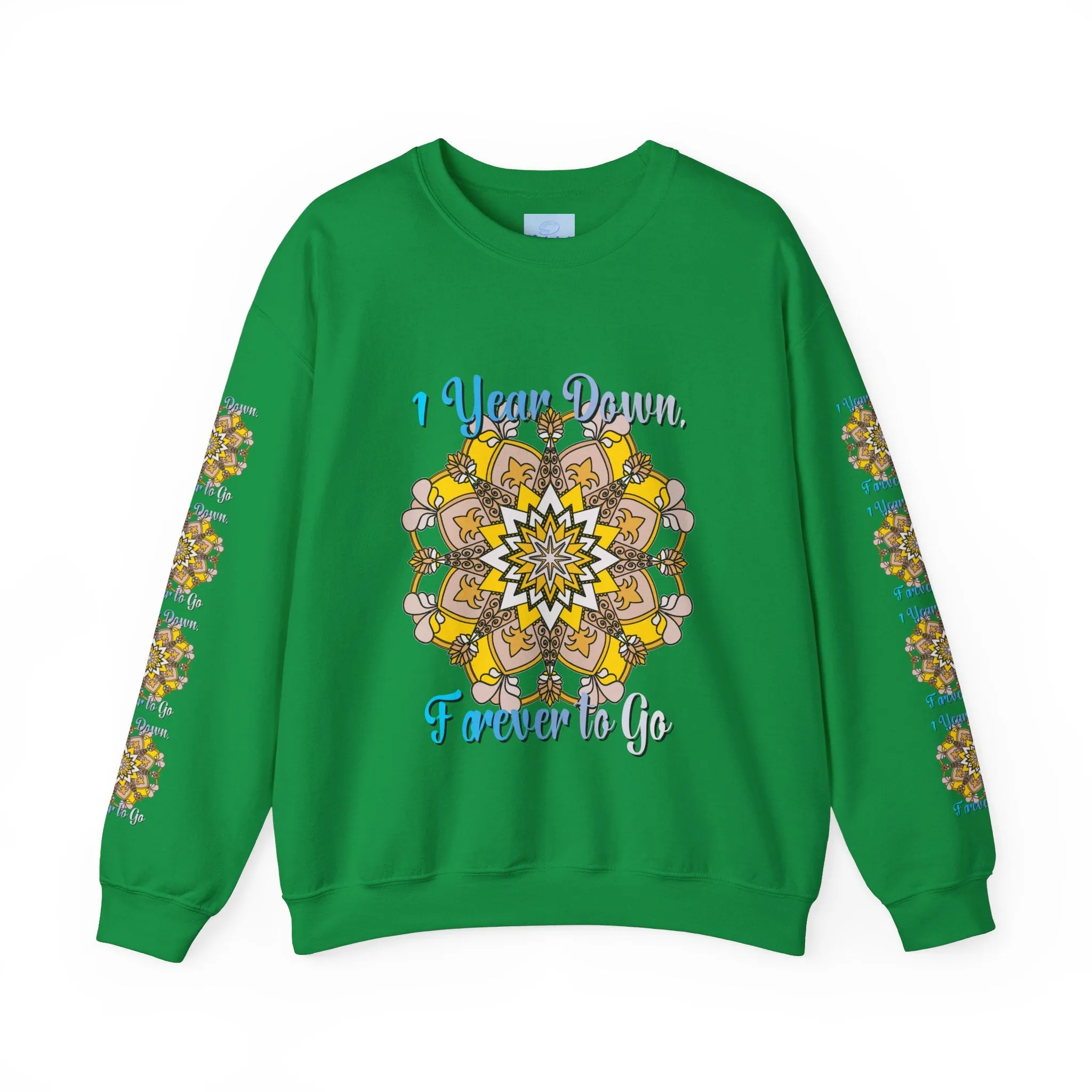 Handmade Mandala Design Sweatshirt for 1st Anniversary