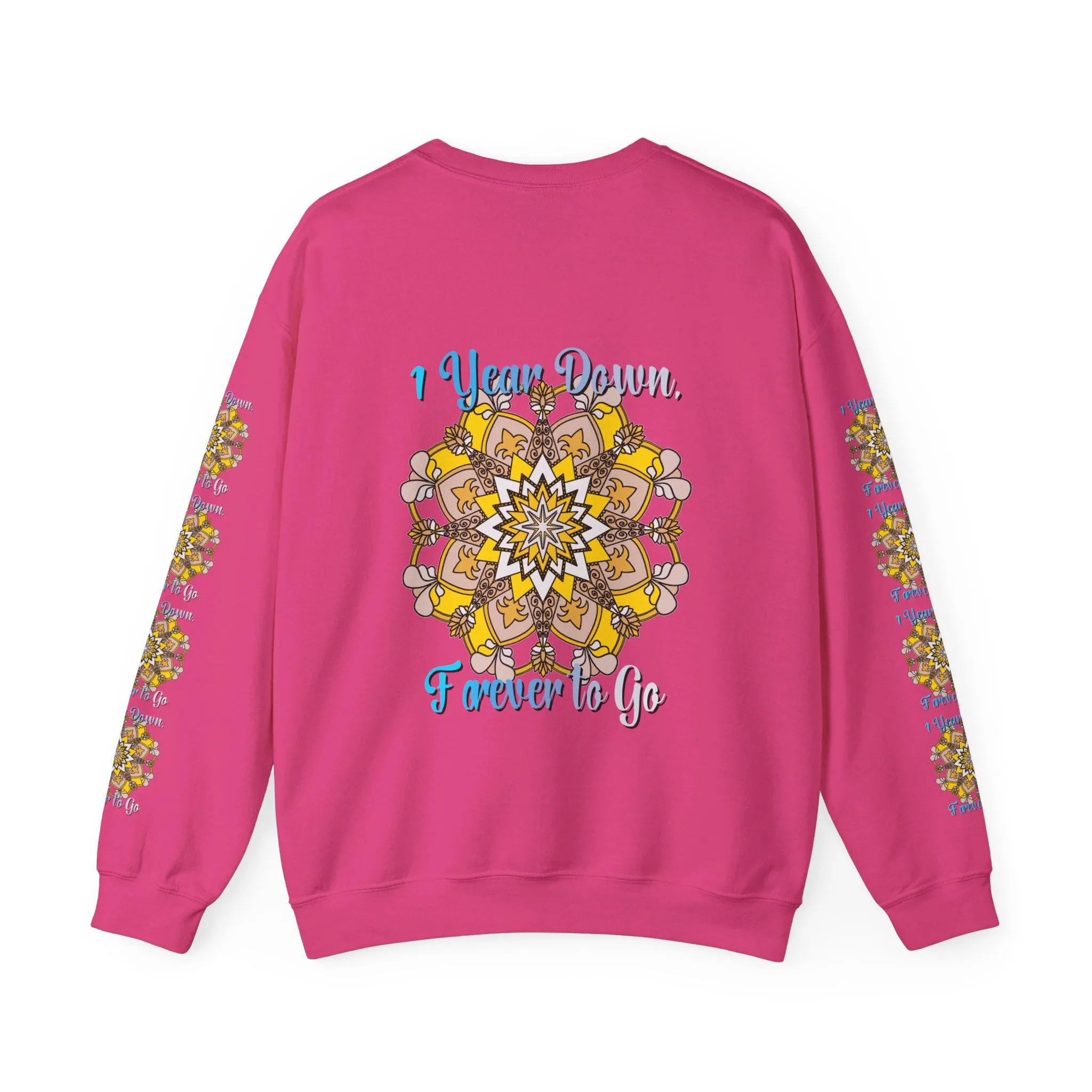 Handmade Mandala Design Sweatshirt for 1st Anniversary