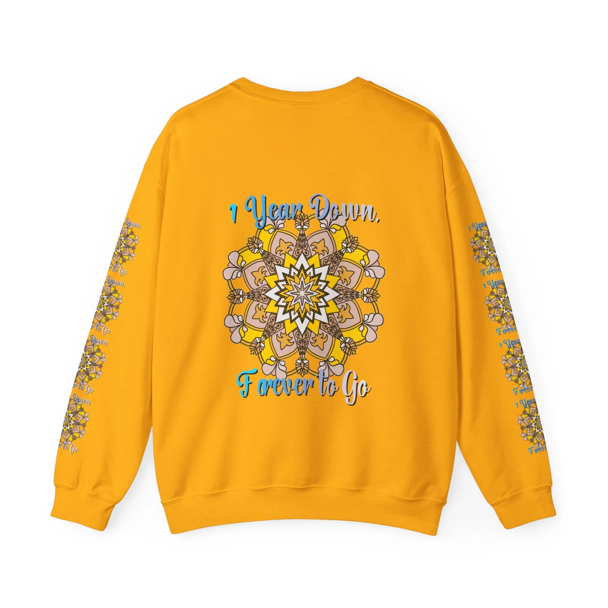 Handmade Mandala Design Sweatshirt for 1st Anniversary