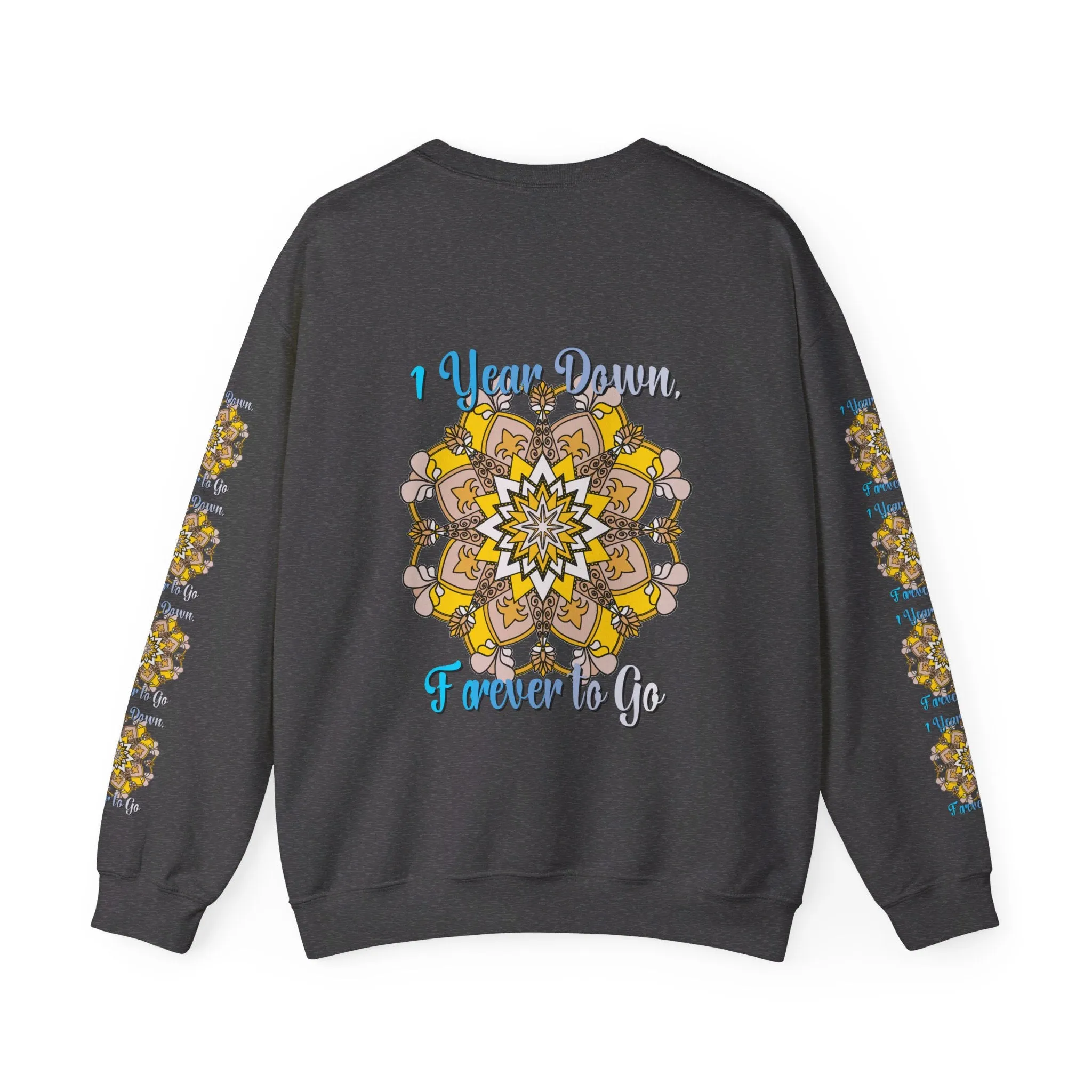 Handmade Mandala Design Sweatshirt for 1st Anniversary