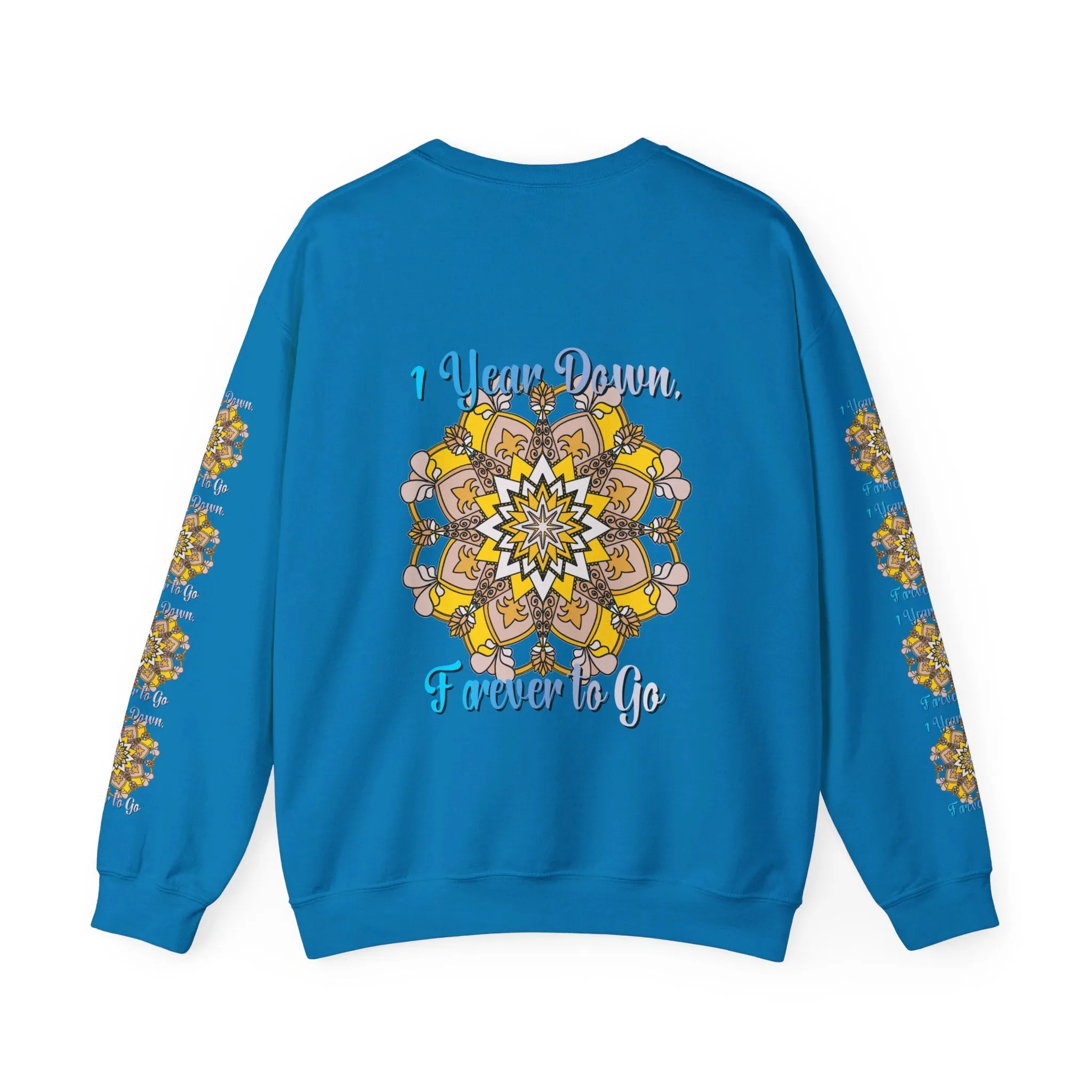 Handmade Mandala Design Sweatshirt for 1st Anniversary