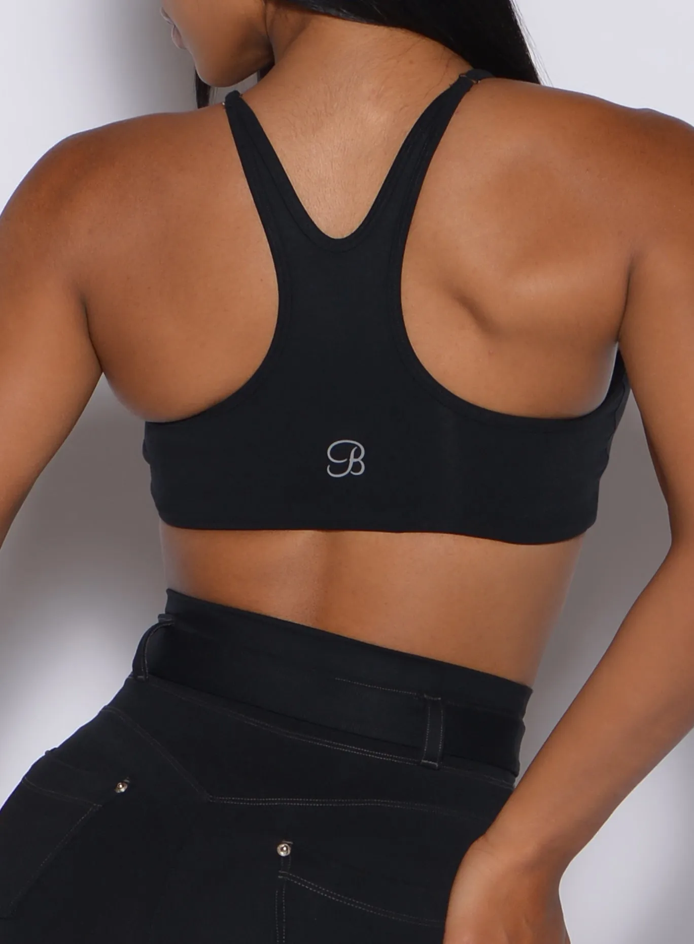 High Neck Crop Bra