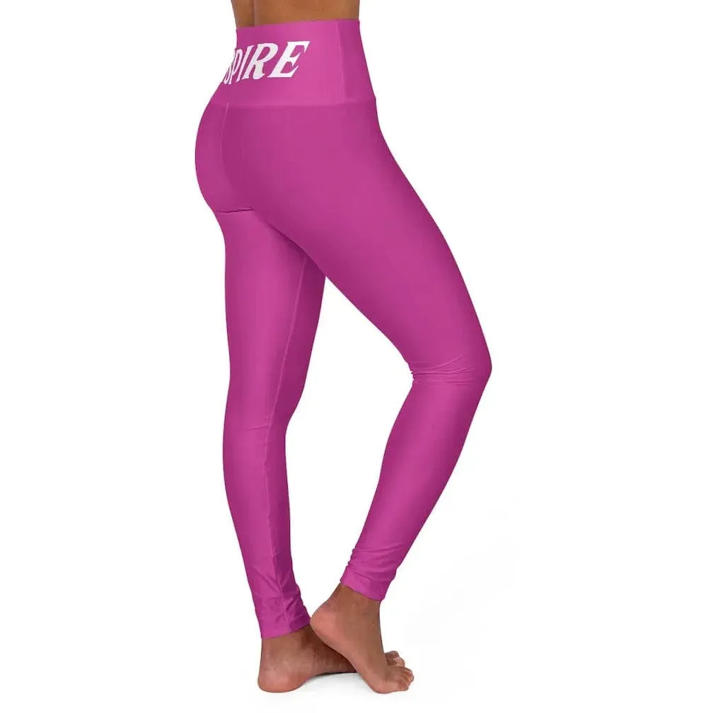 High Waisted Yoga Pants" INSPIRE "