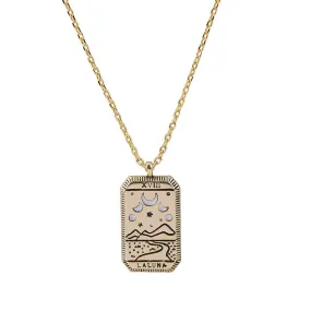 Just Lil Things Artificial Gold Necklace jltn0628