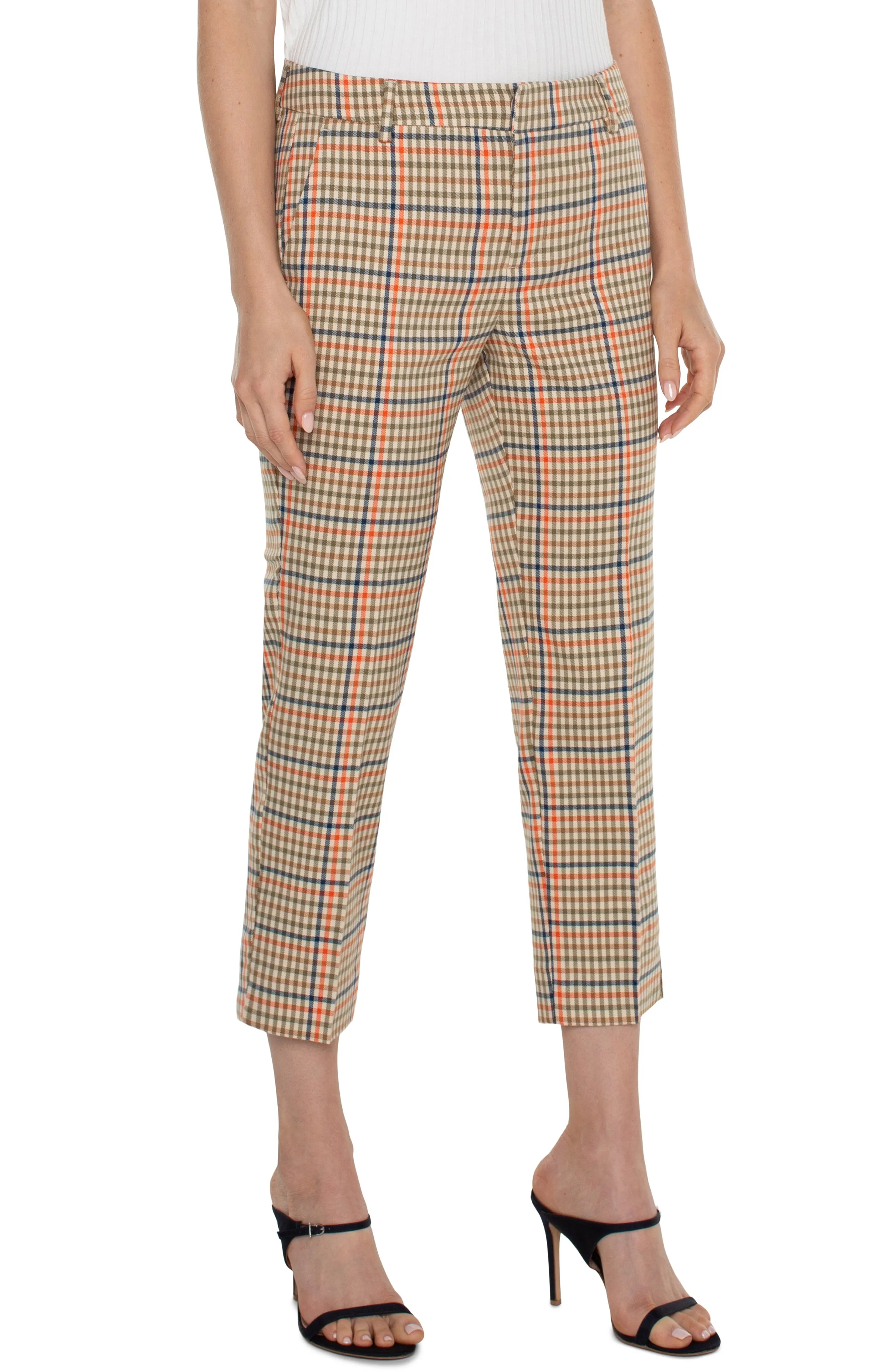 KELSEY CROP TROUSER WITH SIDE SLIT