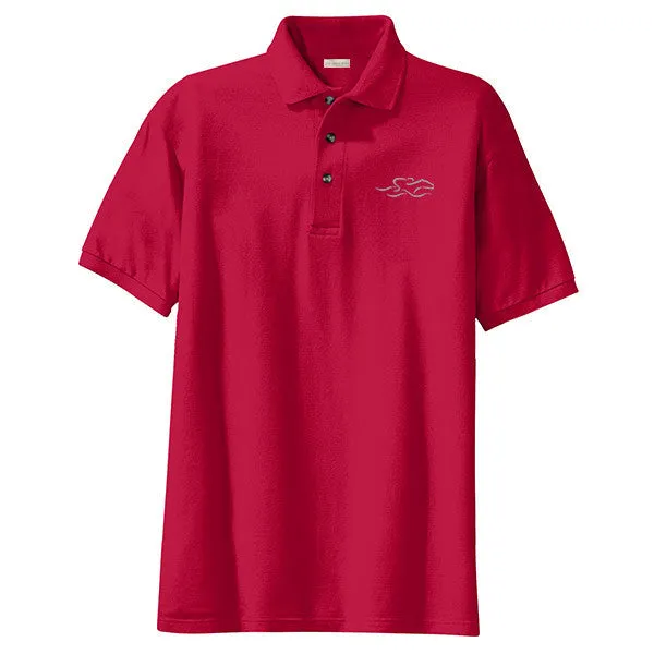 Kids Classic Pique Polo - Red