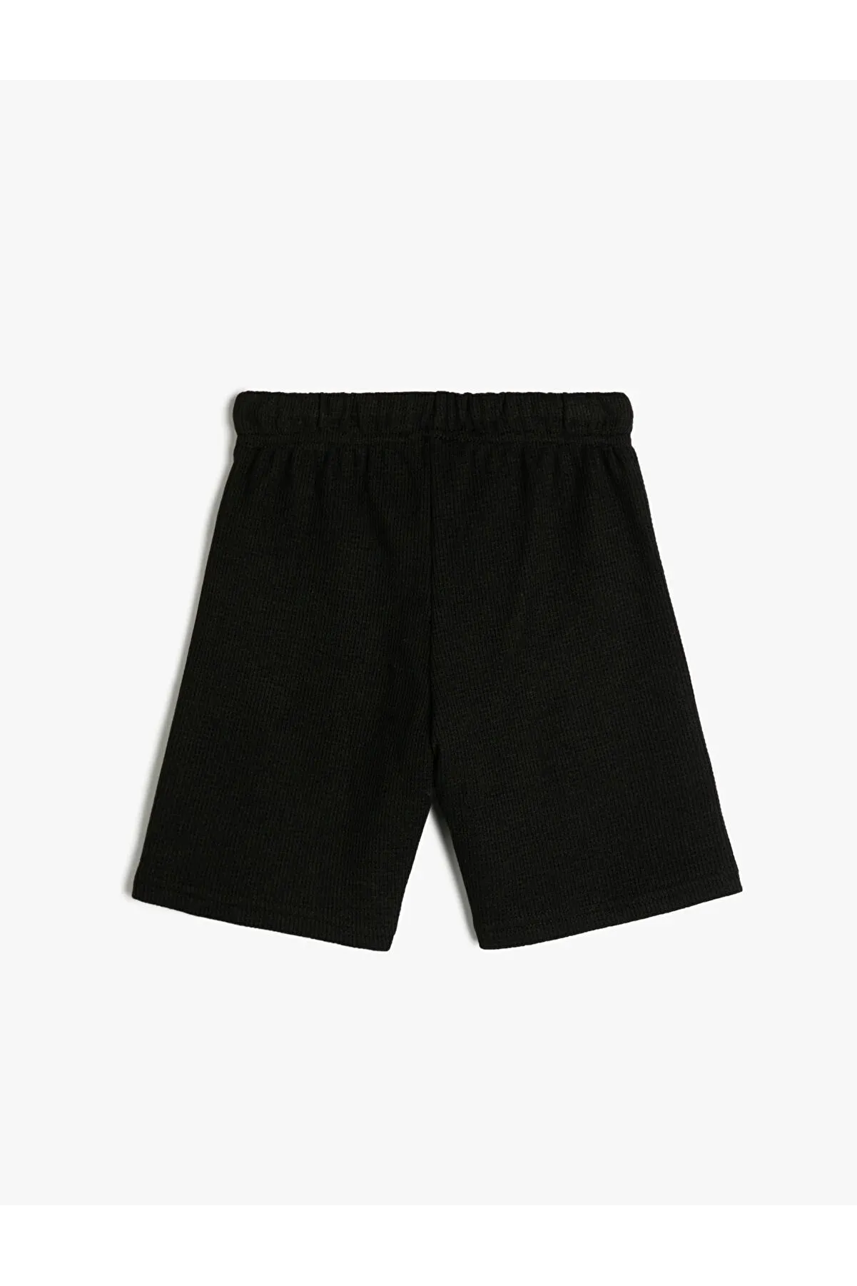 Koton Boy's Basic Tie Waist Cotton Blend Shorts