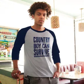 Light Source Mens Raglan T-Shirt Country Boy