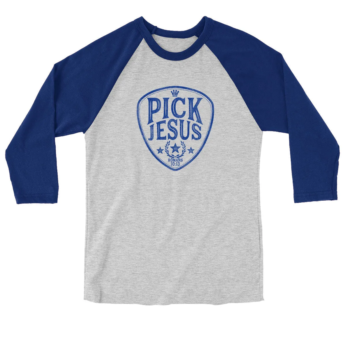 Light Source Mens Raglan T-Shirt Pick Jesus