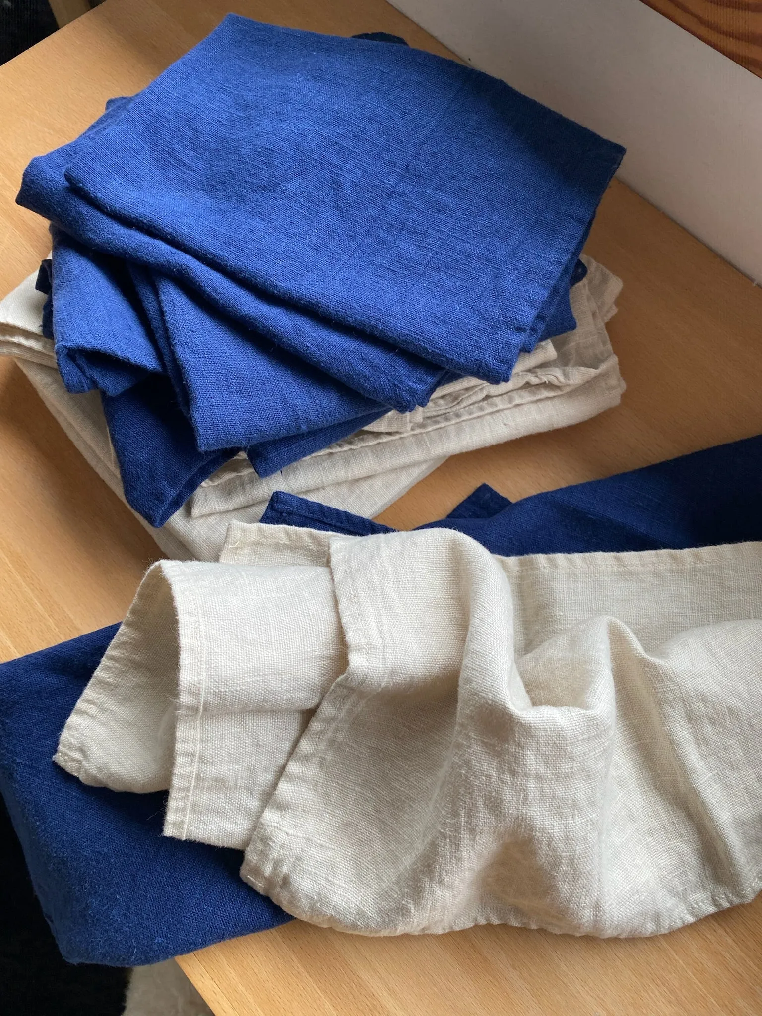 Linen Napkin Sets - Indigo or Dune