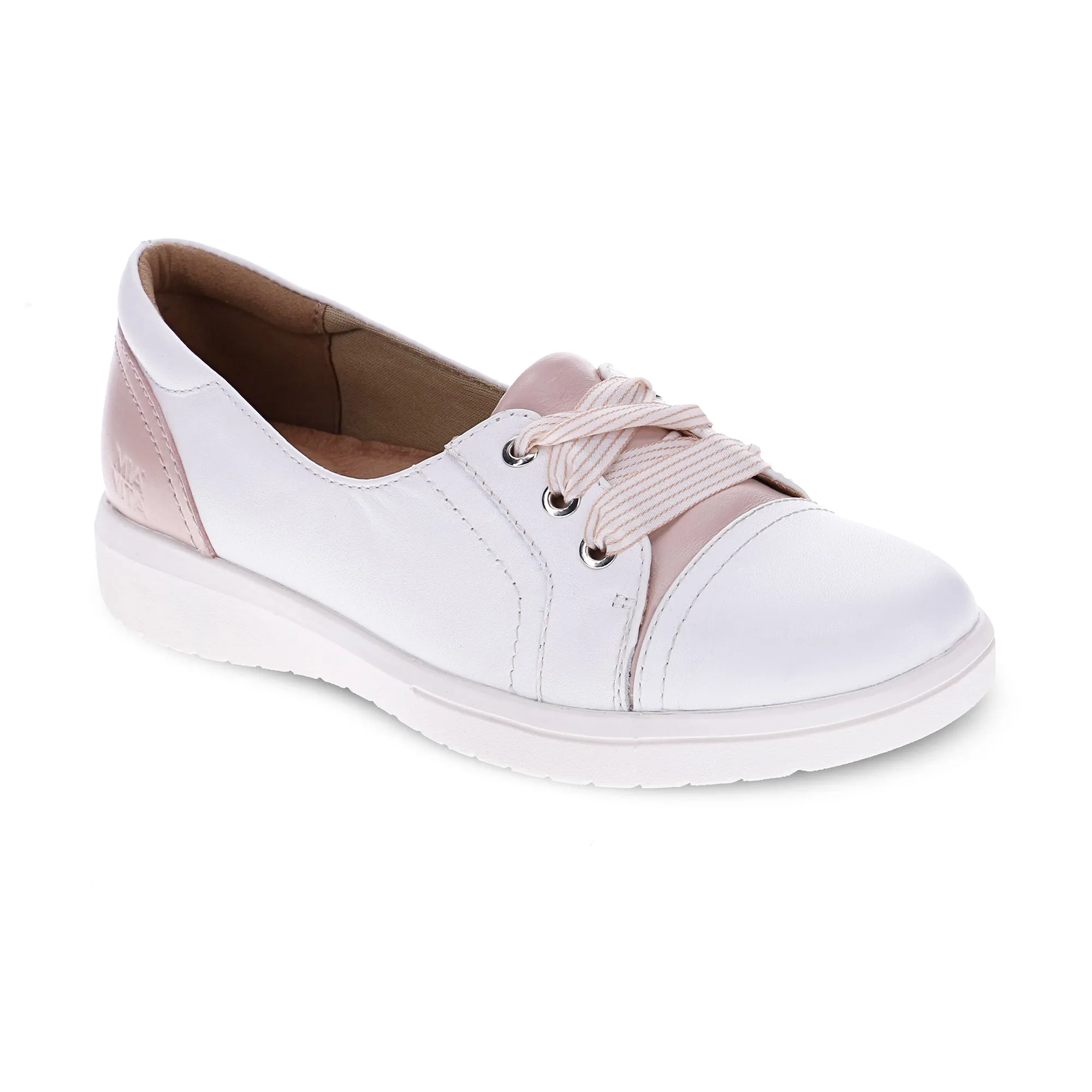 Mia Vita Women's Bridgette White/Blush