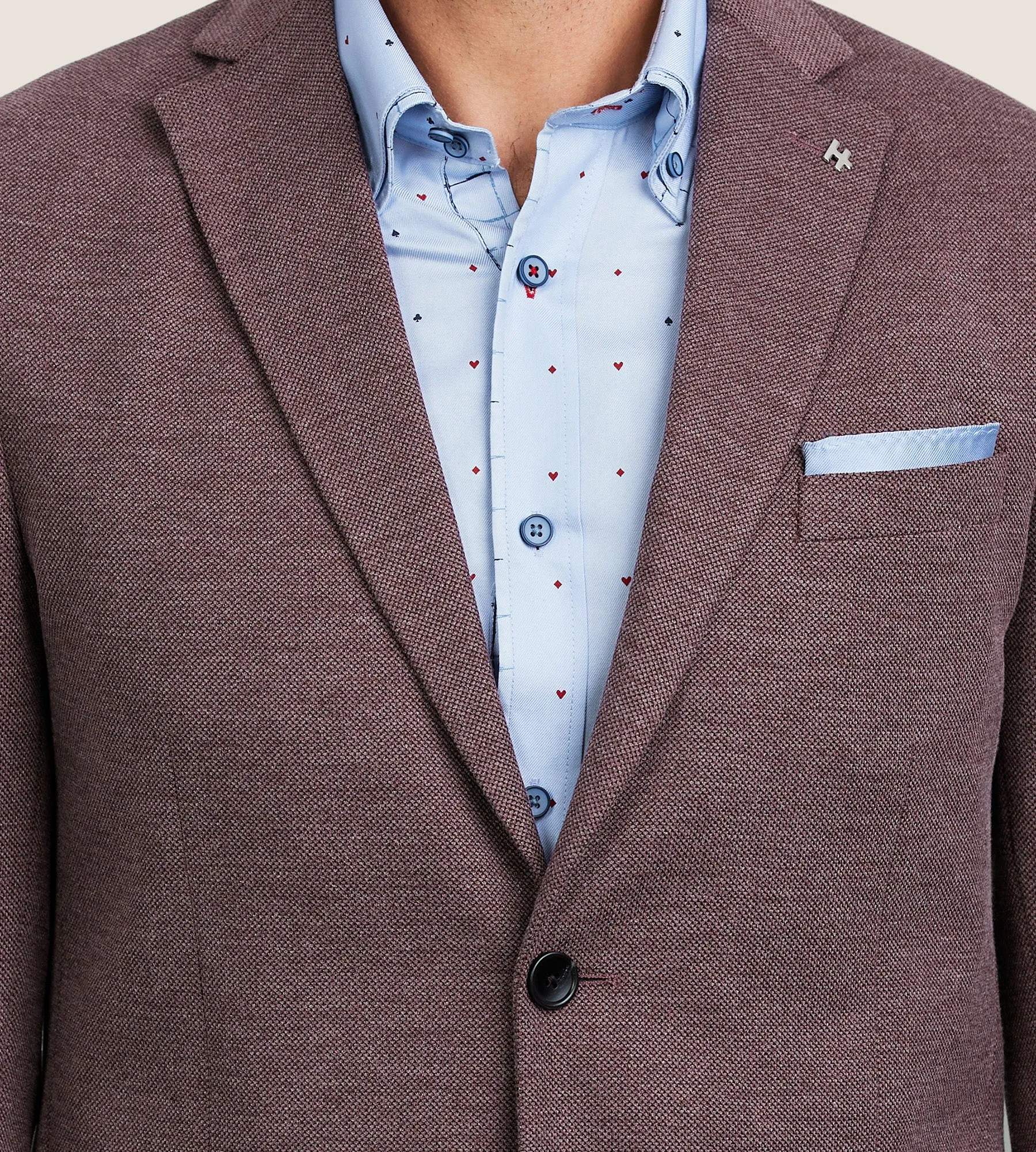 Modern Fit Knit Sport Jacket