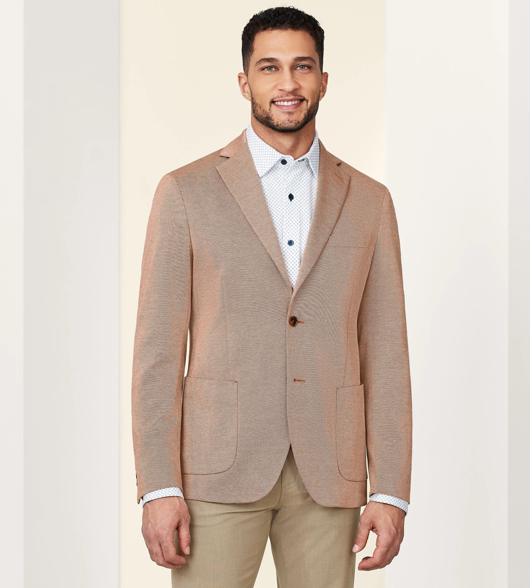 Modern Fit Knit Sport Jacket