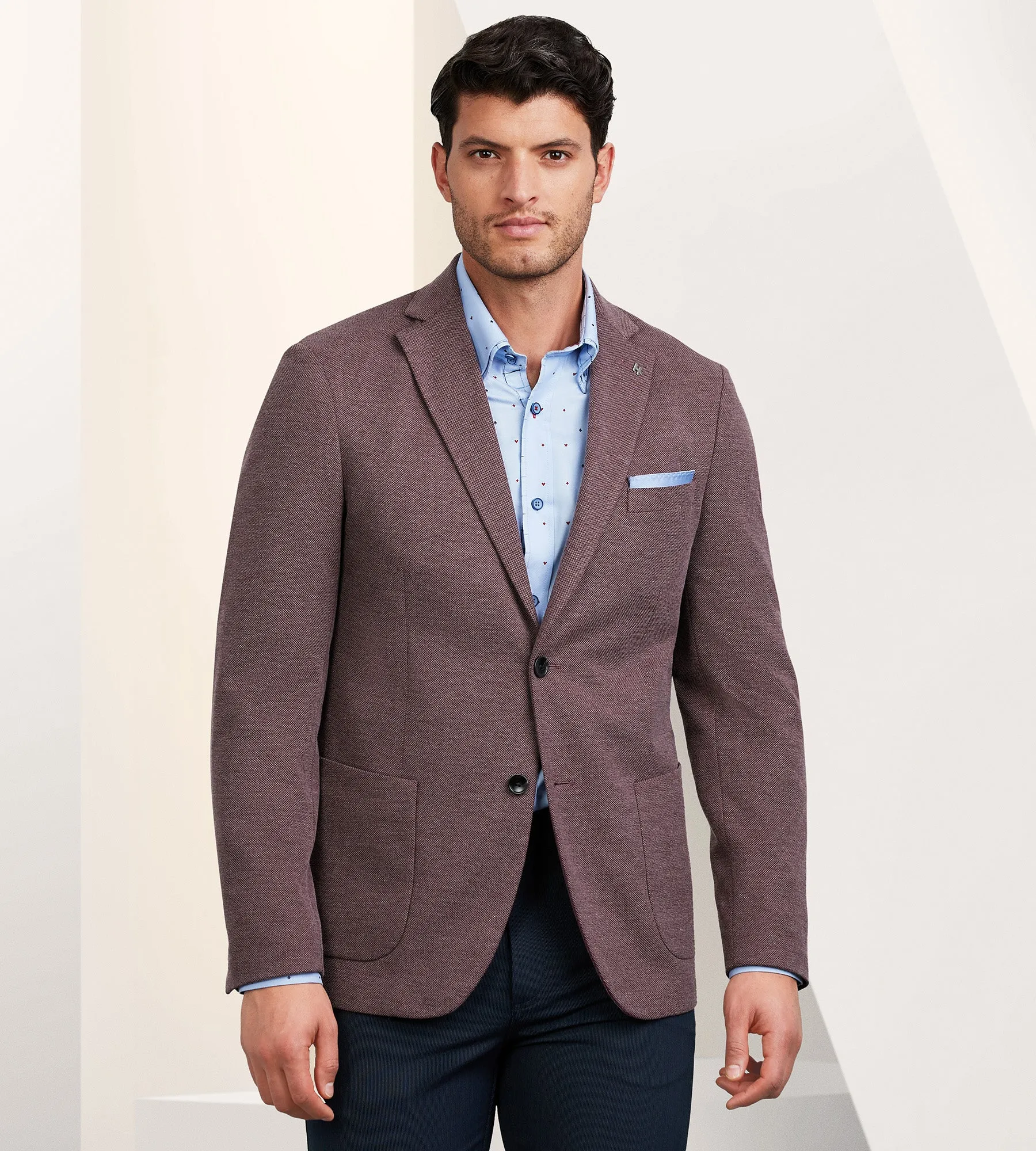 Modern Fit Knit Sport Jacket