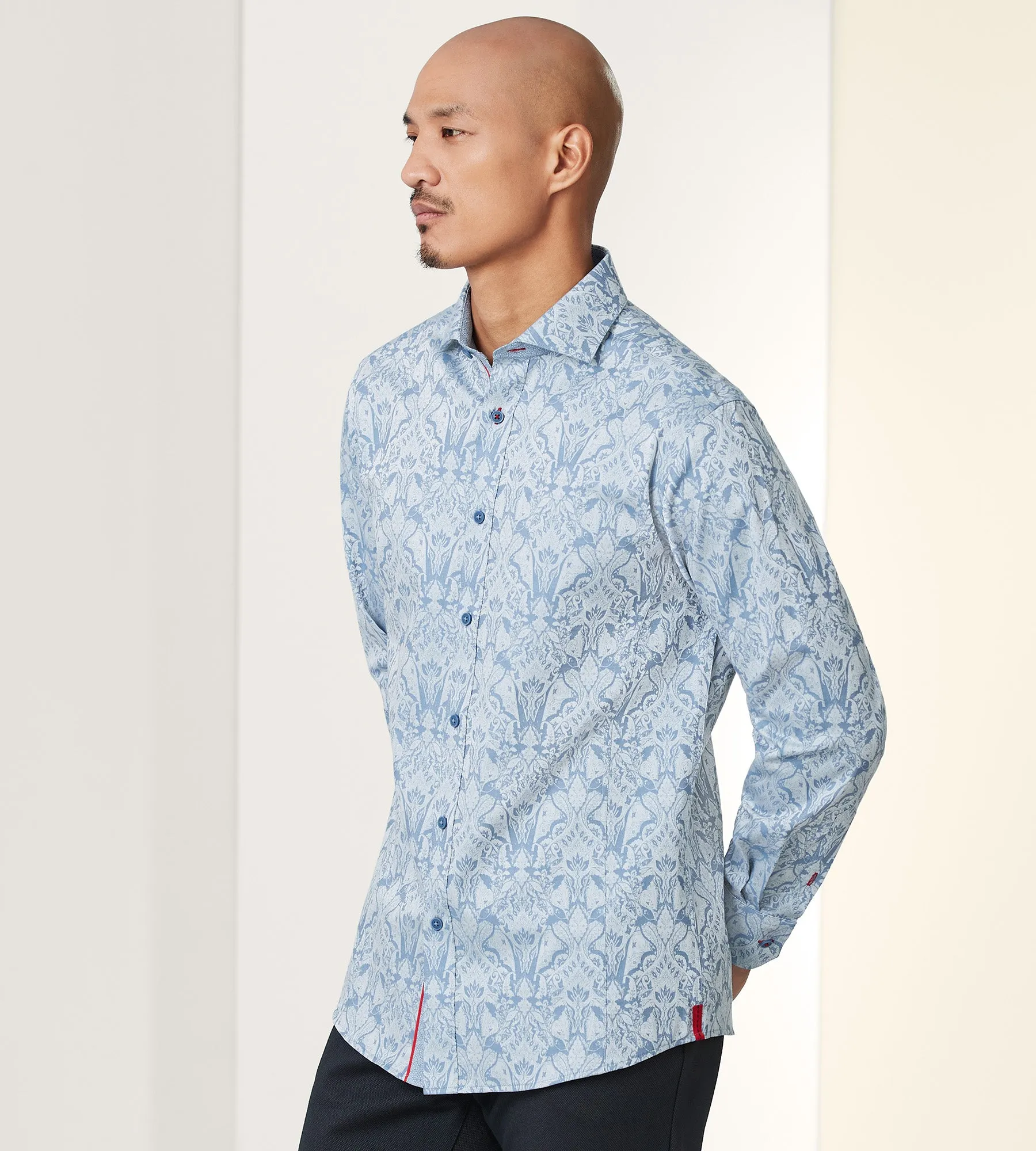 Modern Fit Long Sleeve Sport Shirt