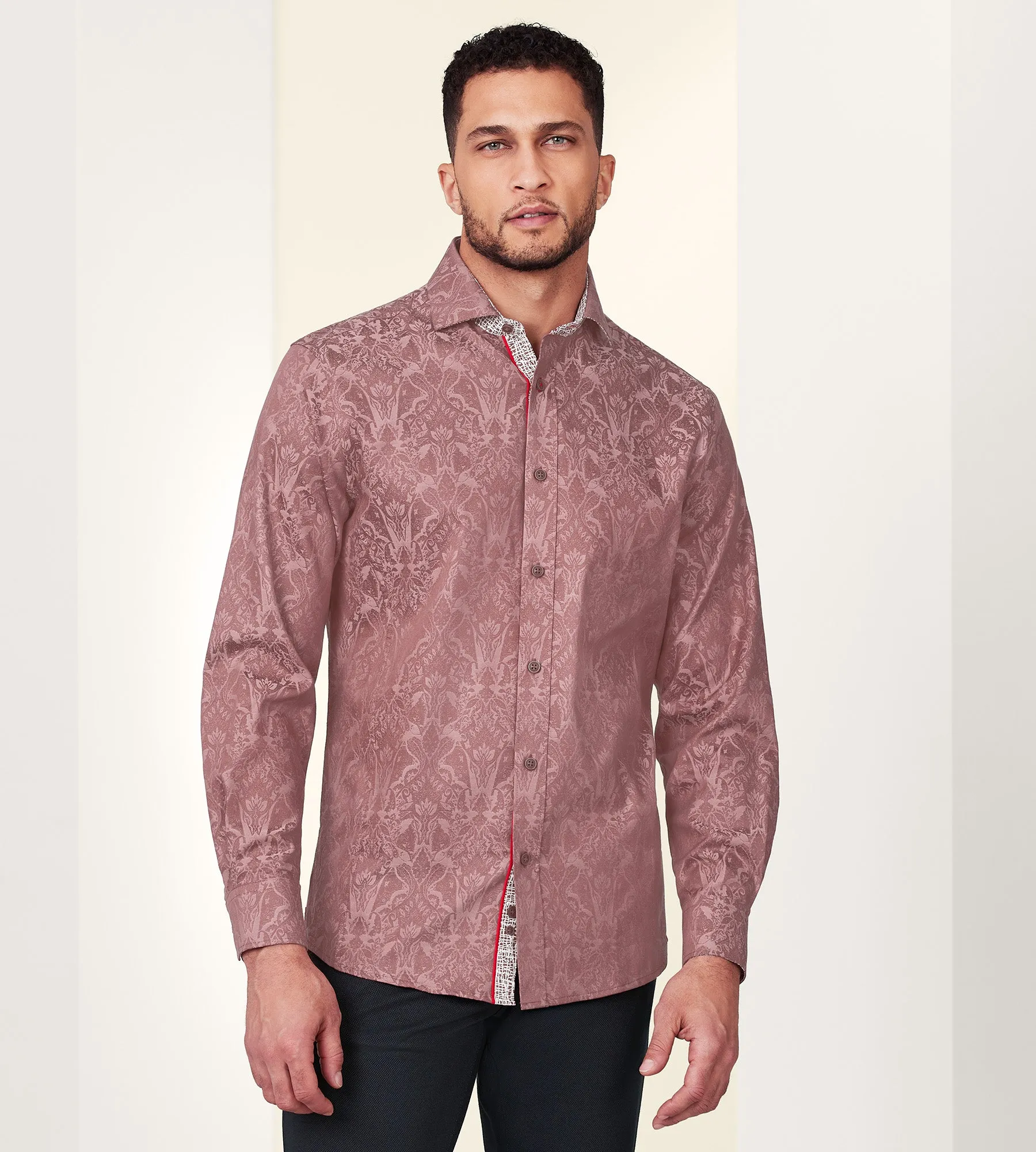 Modern Fit Long Sleeve Sport Shirt