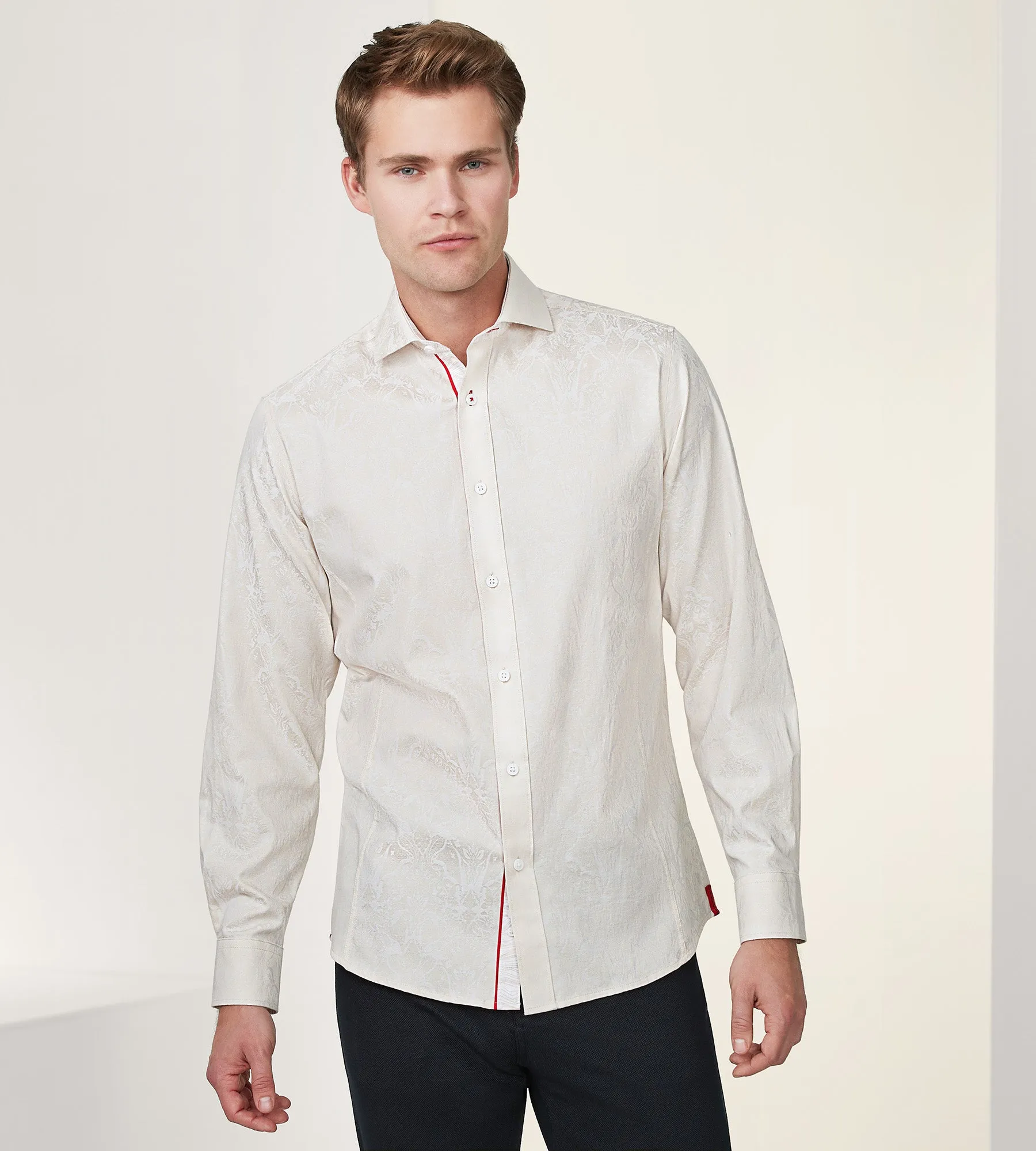 Modern Fit Long Sleeve Sport Shirt