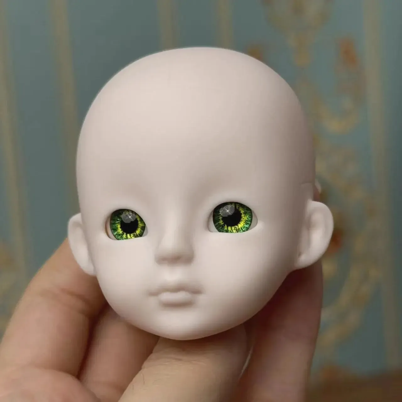 New Cute 30cm Doll Head 1/6 BJD Doll DIY Practice Makeup Whole Doll | Toy Gift for Children and Girls | Open Head Can Change Eyes