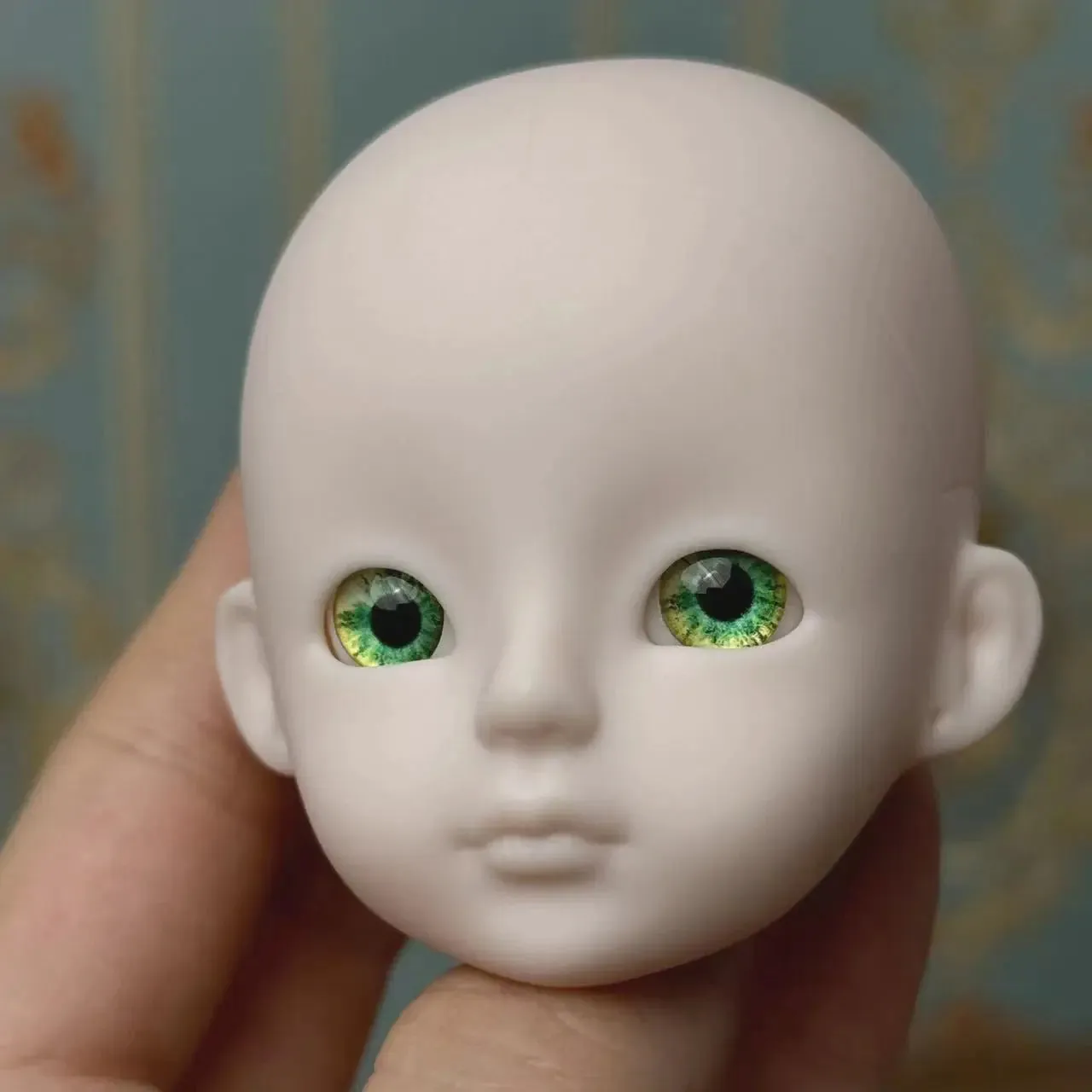 New Cute 30cm Doll Head 1/6 BJD Doll DIY Practice Makeup Whole Doll | Toy Gift for Children and Girls | Open Head Can Change Eyes