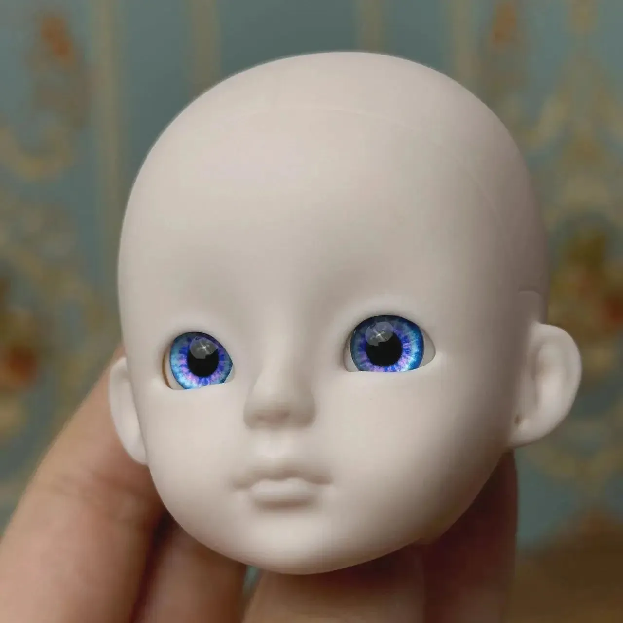 New Cute 30cm Doll Head 1/6 BJD Doll DIY Practice Makeup Whole Doll | Toy Gift for Children and Girls | Open Head Can Change Eyes