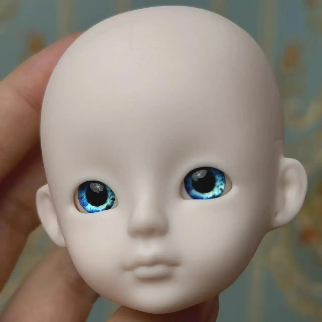 New Cute 30cm Doll Head 1/6 BJD Doll DIY Practice Makeup Whole Doll | Toy Gift for Children and Girls | Open Head Can Change Eyes